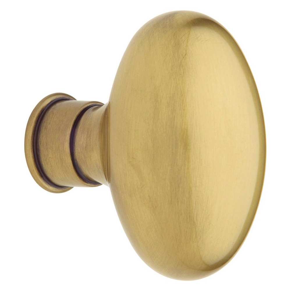 Baldwin 5025 Pair of Egg Knobs without Rosette from the Estate Collection LockingLatching Mechanism Purchased Separately