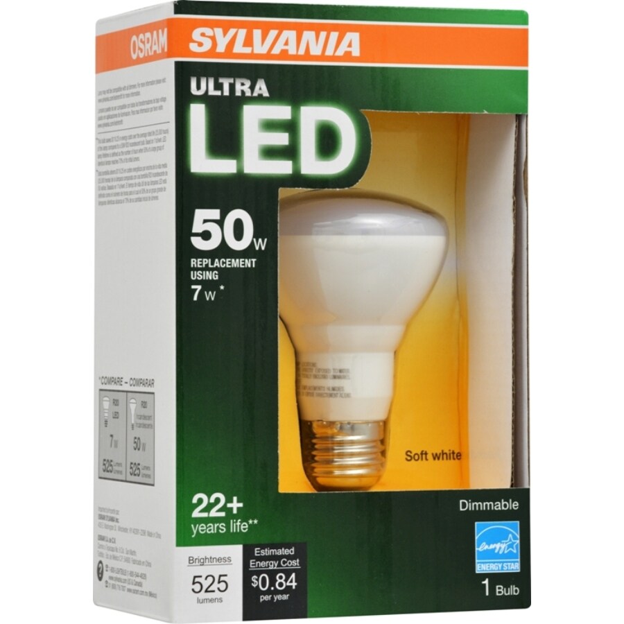 Sylvania Ultra 50 Watt Eq Soft White Medium Base E 26 Dimmable Light Bulb At