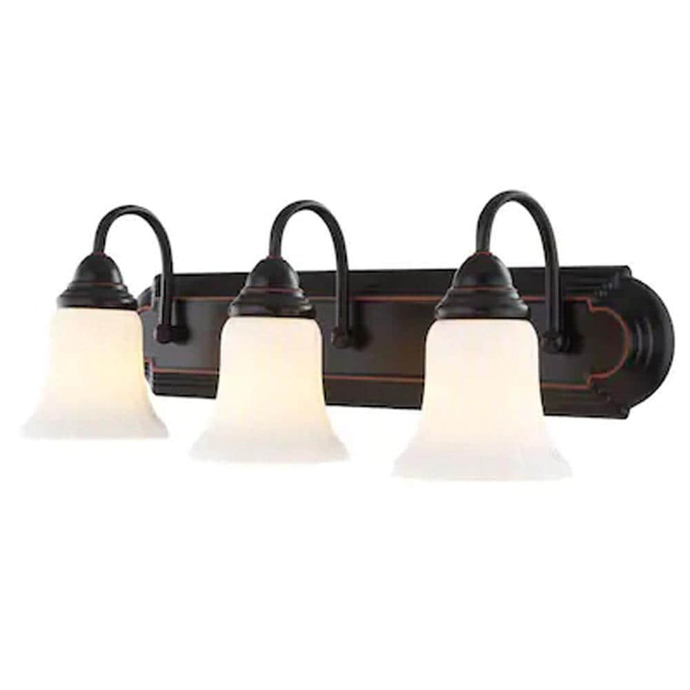 Project Source 3 Light Bronze Traditional Vanity Light Bar In The   43176939 