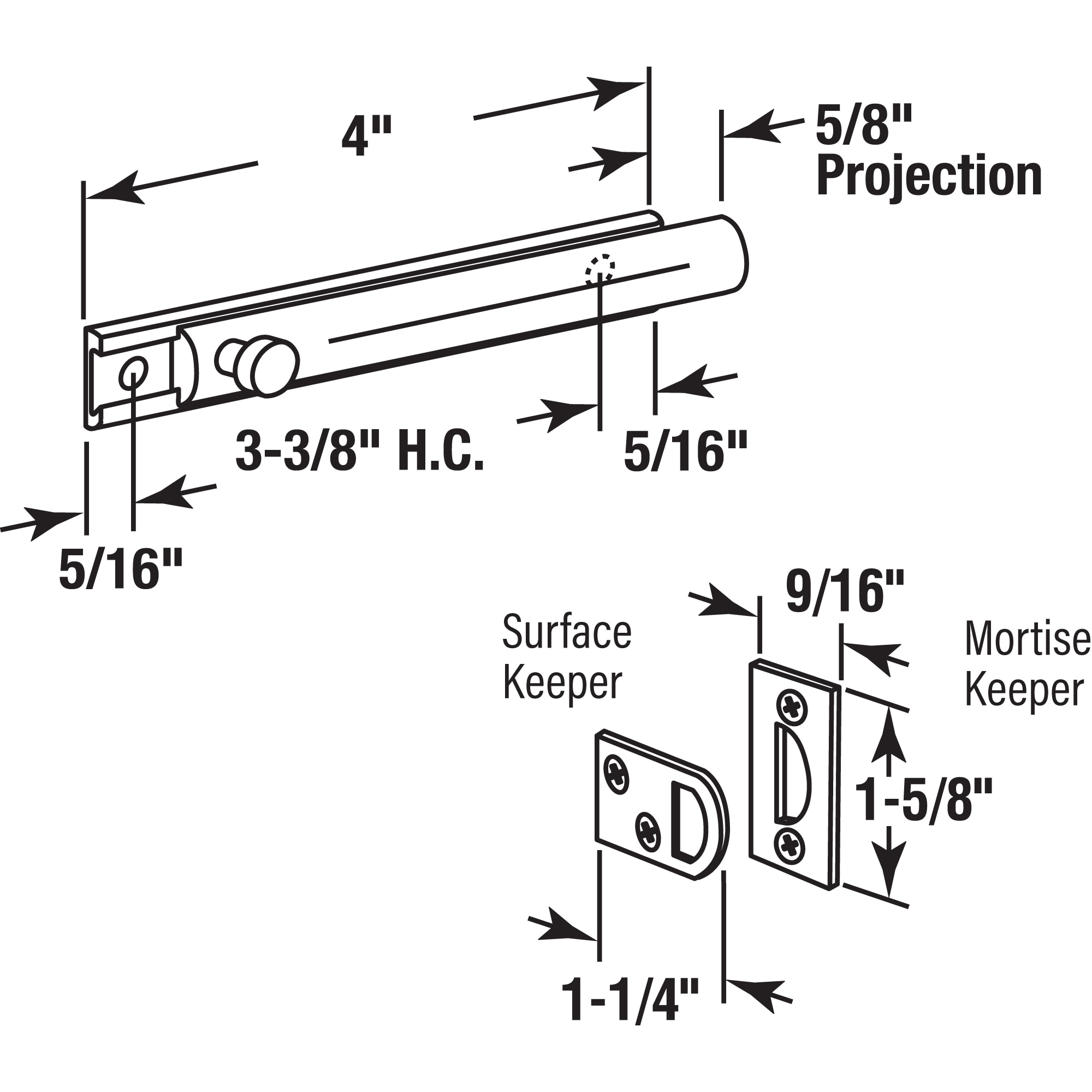 Prime-Line U 9961 Security-Hardware - View #4