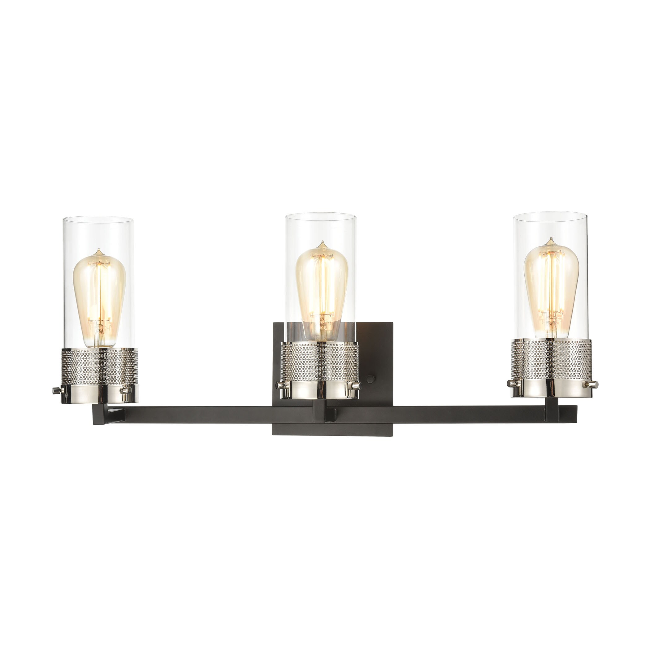 Westmore by ELK Lighting LWVL-220308112 Barnside 23-in 3-Light Matte Black LED Modern/Contemporary Vanity Light