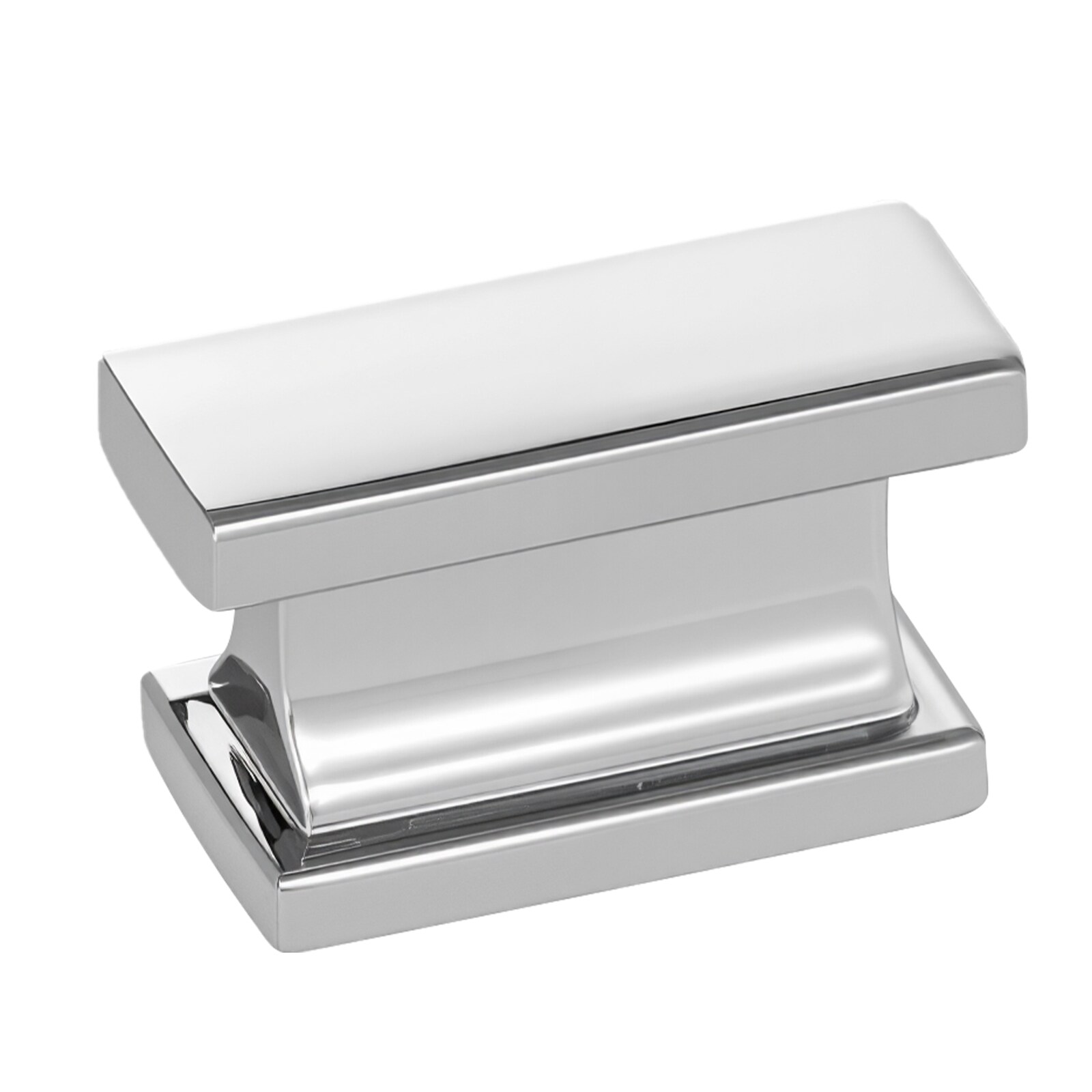 Mecale 10-Pack 1.42-in Rectangular Zinc Alloy Cabinet Knobs with 20 Screws for Kitchen and Bath Doors