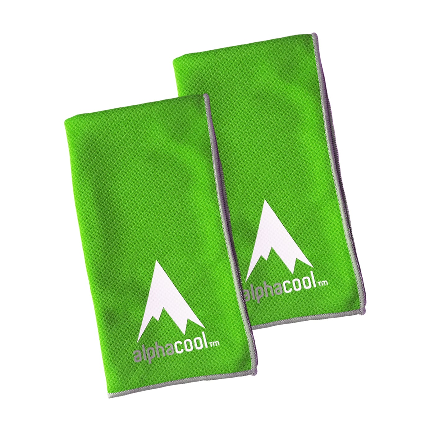 AlphaCool AC-CT-01-HVY-2PACK Hi-Vis Green Polyester Neck wrap ( One size fits most )