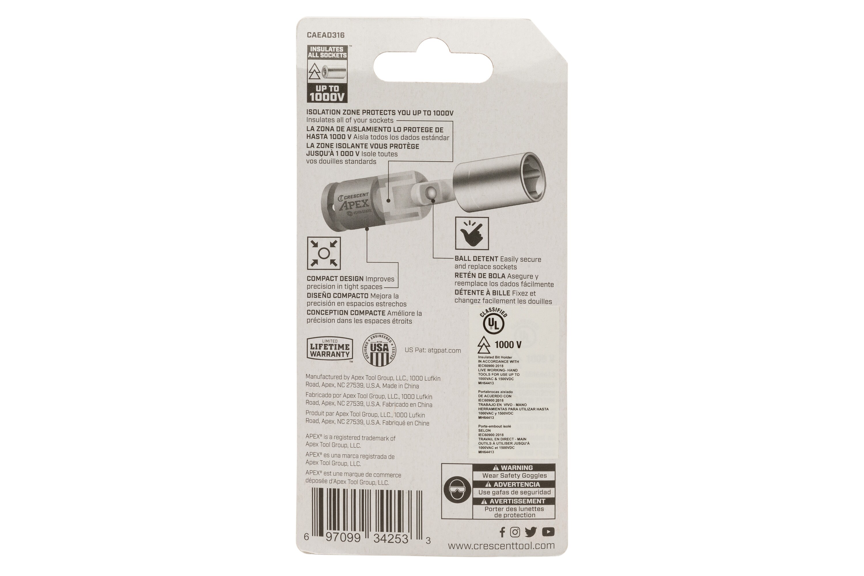 Crescent CAEAD316 Socket-Adapters - View #12