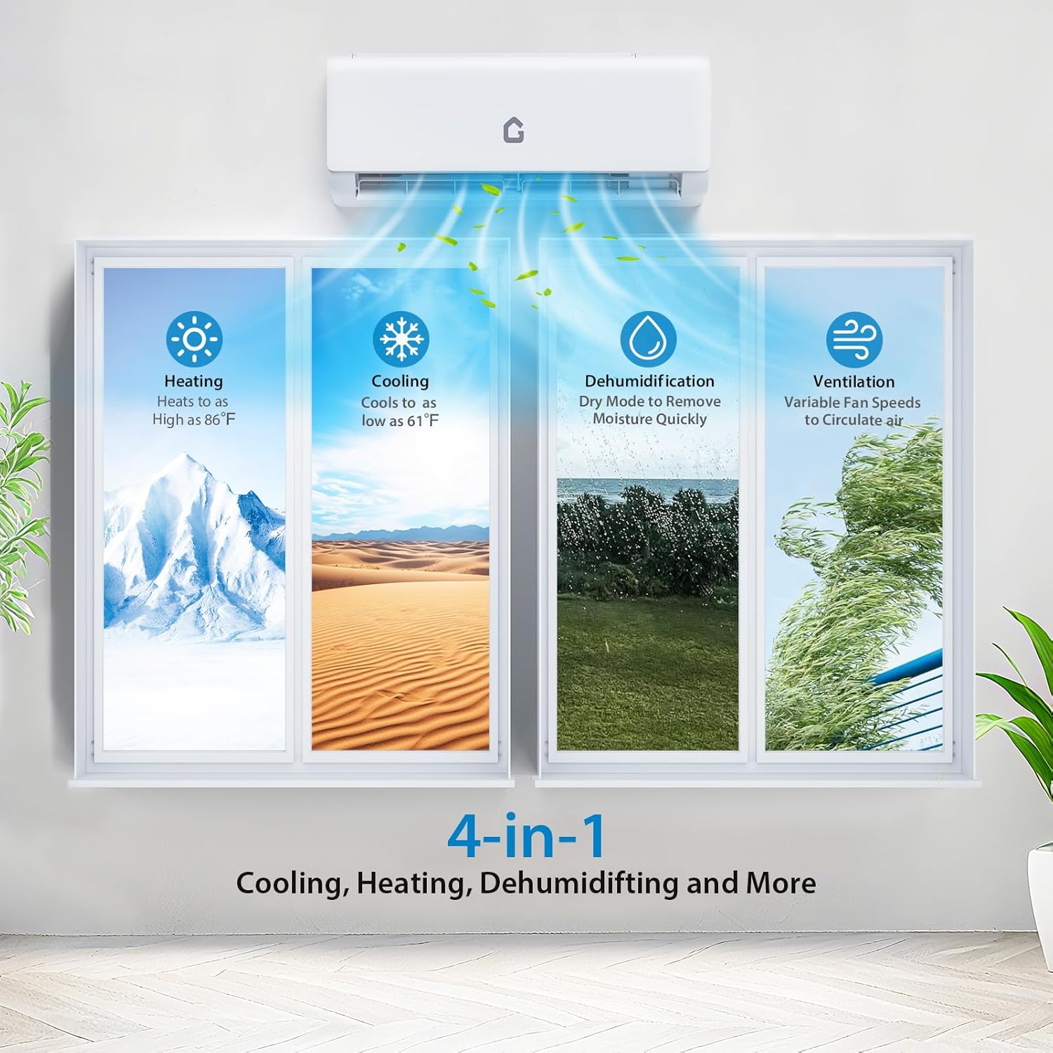 Qeetex LHF-AD-PHO-161GL6KZ Wall-Air-Conditioners - View #5