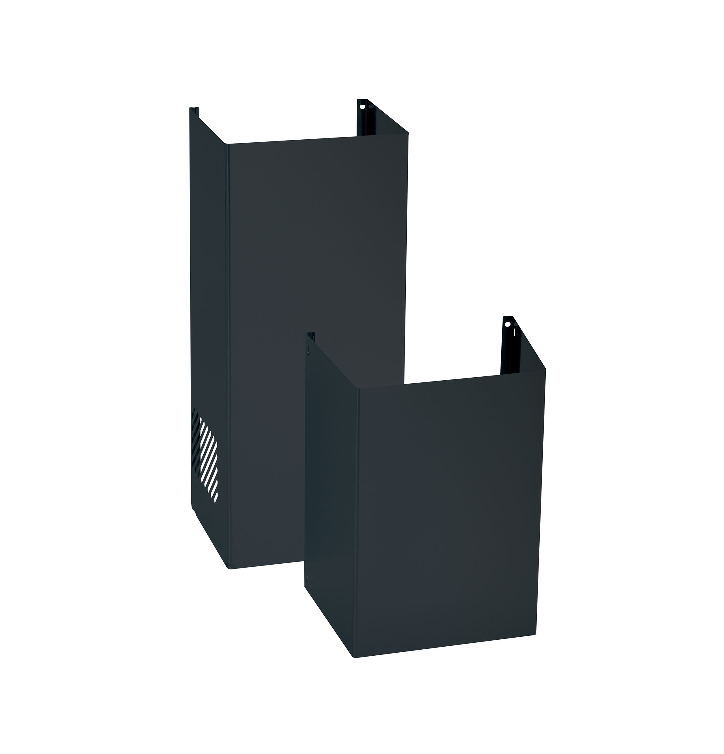 GE UXDC72FJDS Wall-Mounted range hood Flue cover 2 -Pack Black Slate