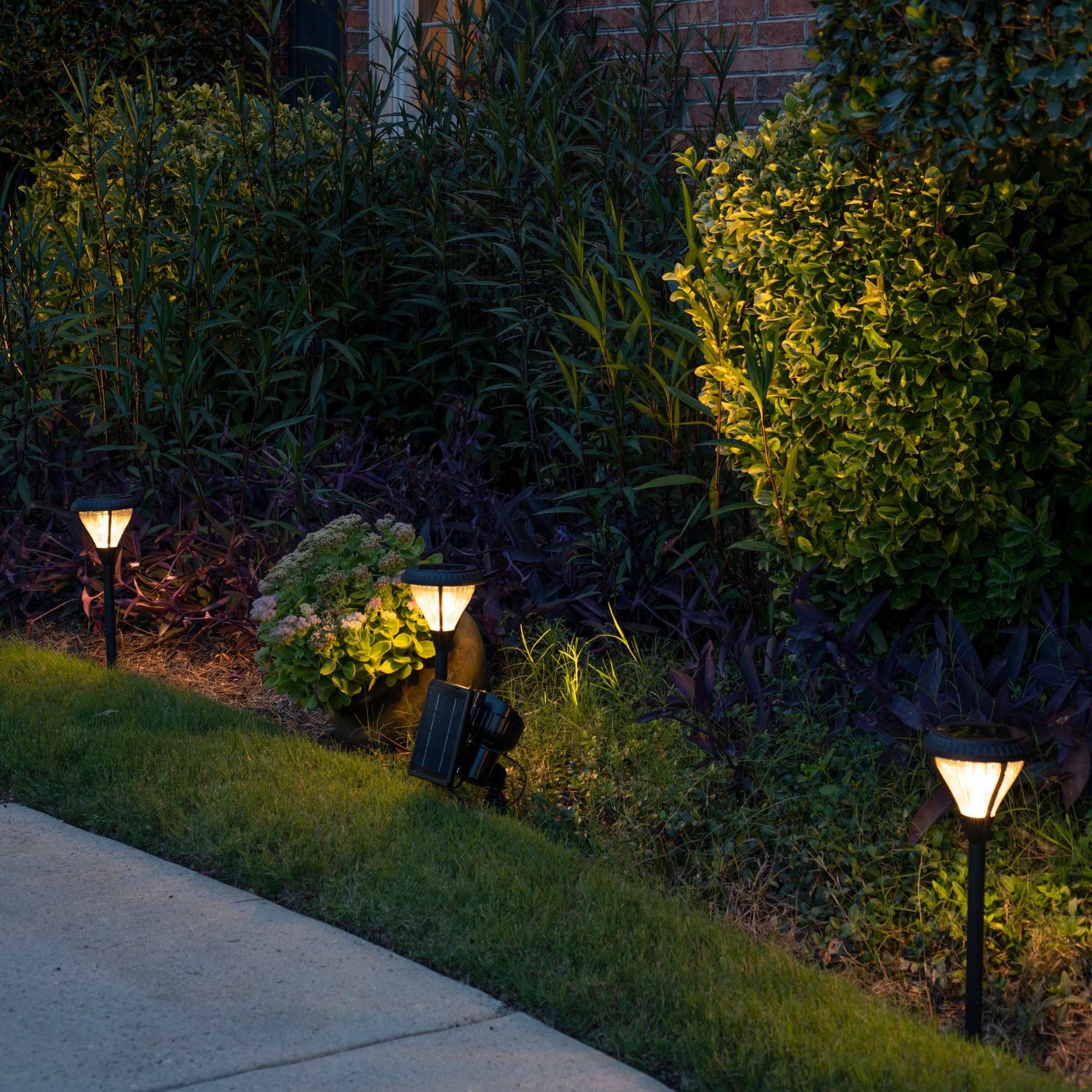 Lowes solar store landscape spotlights