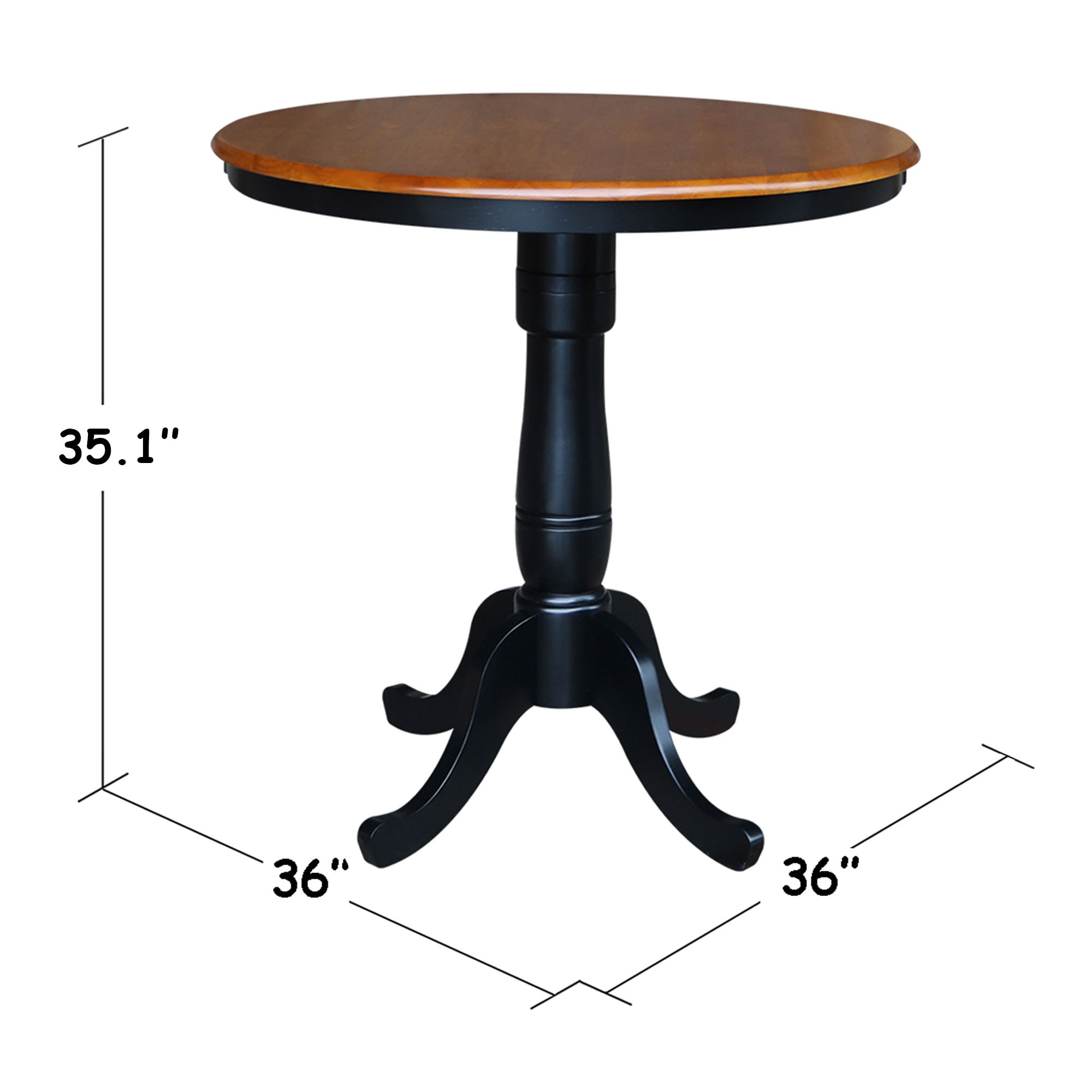 International Concepts K57-36RT-6B Dining-Tables - View #4