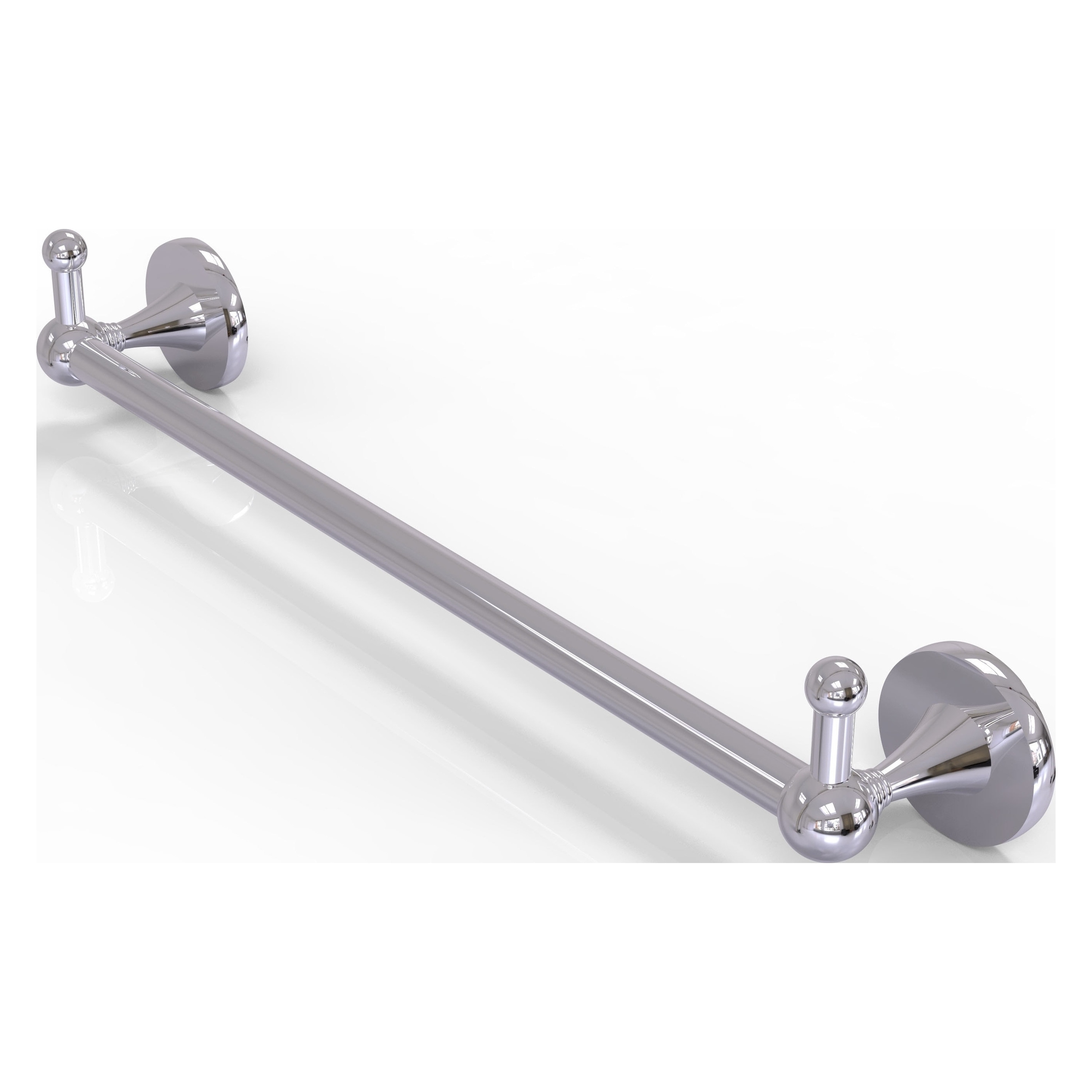 Allied Brass SL-41-30-PEG-PC Shadwell 30-in Polished Chrome Wall mount Single Towel Bar