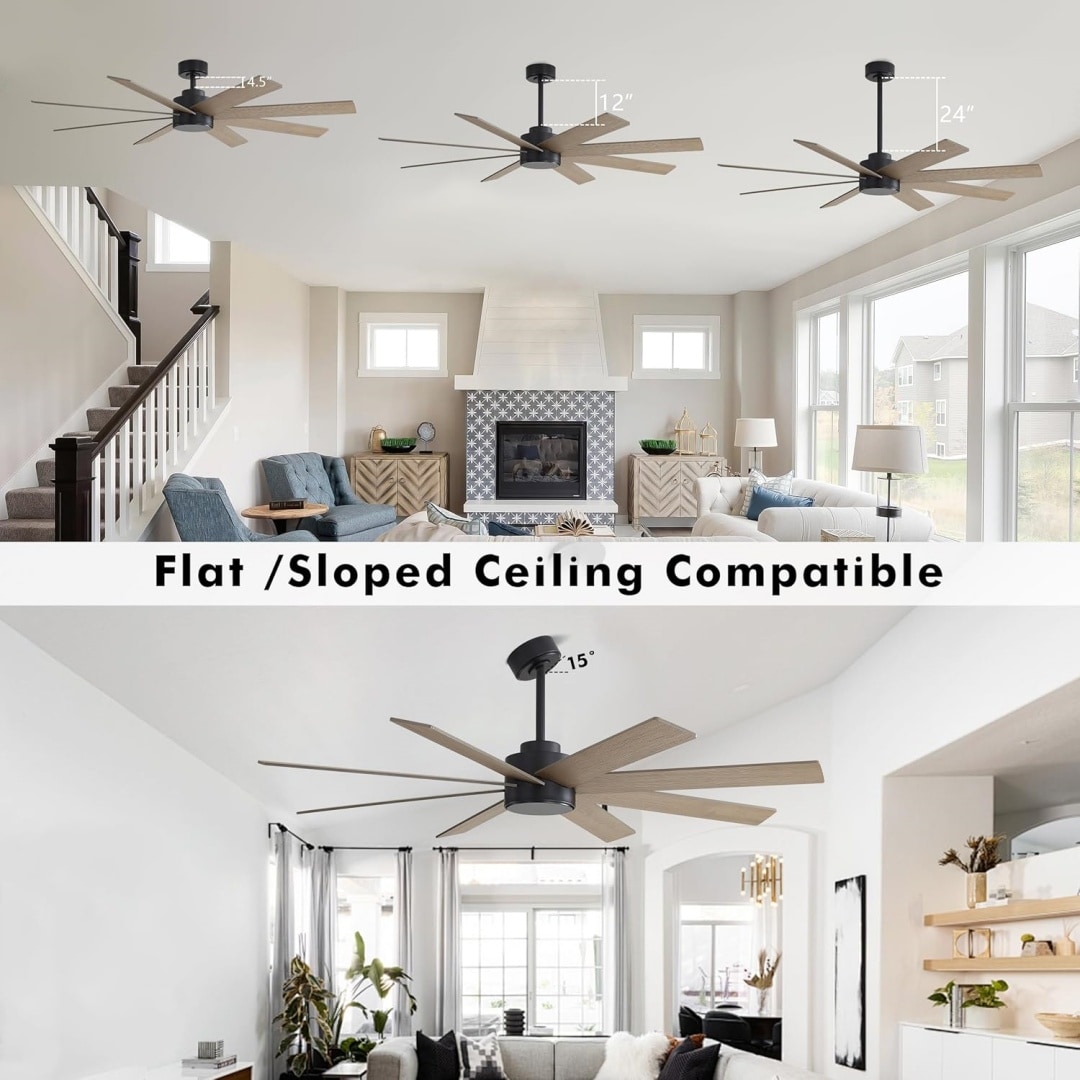 MLIAN WBCF-BS306-GY Ceiling-Fans - View #3