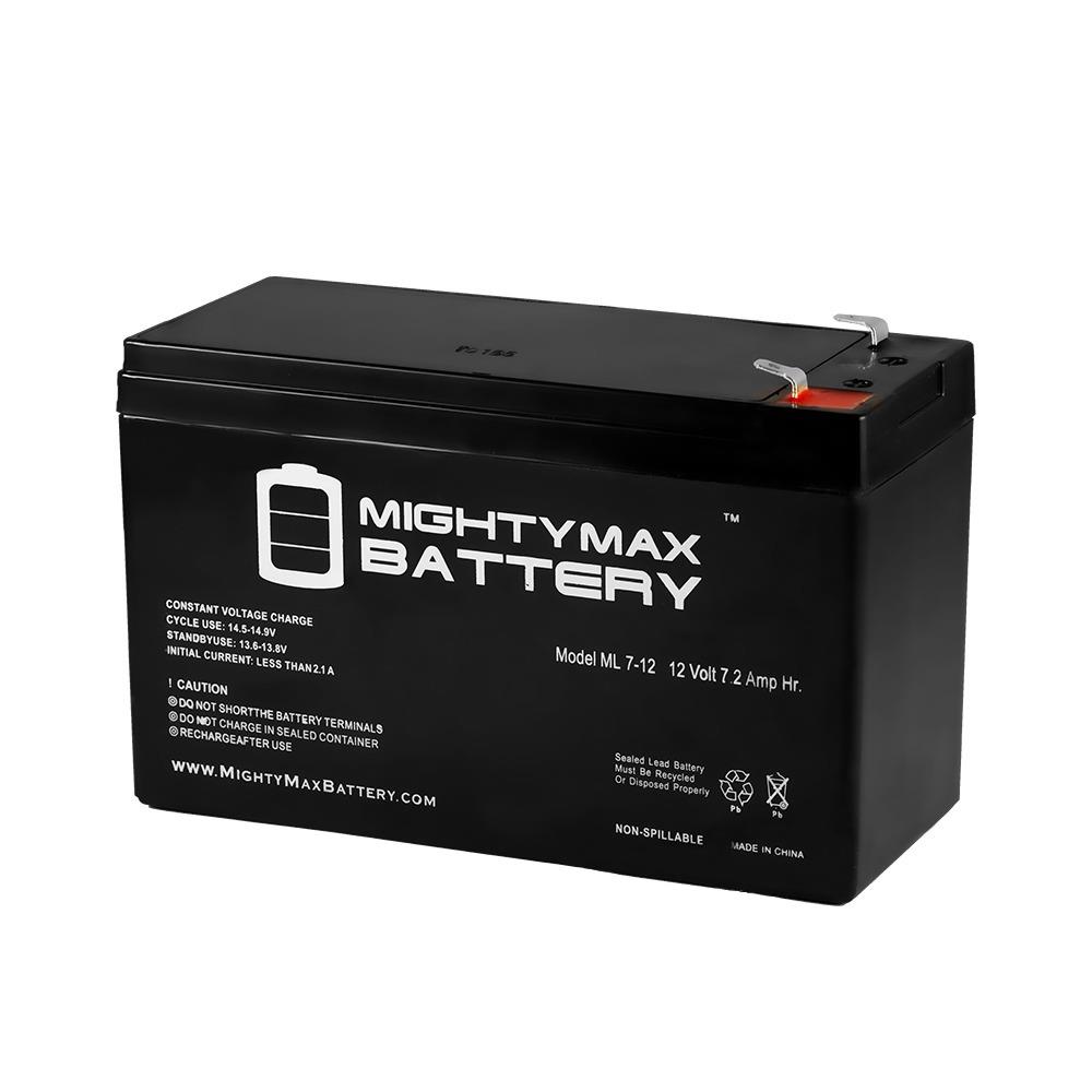 6 Pack Brand Product Mighty Max Battery 12V 8Ah Battery Replacement for SDC 632RF 2 Amp Power Supply