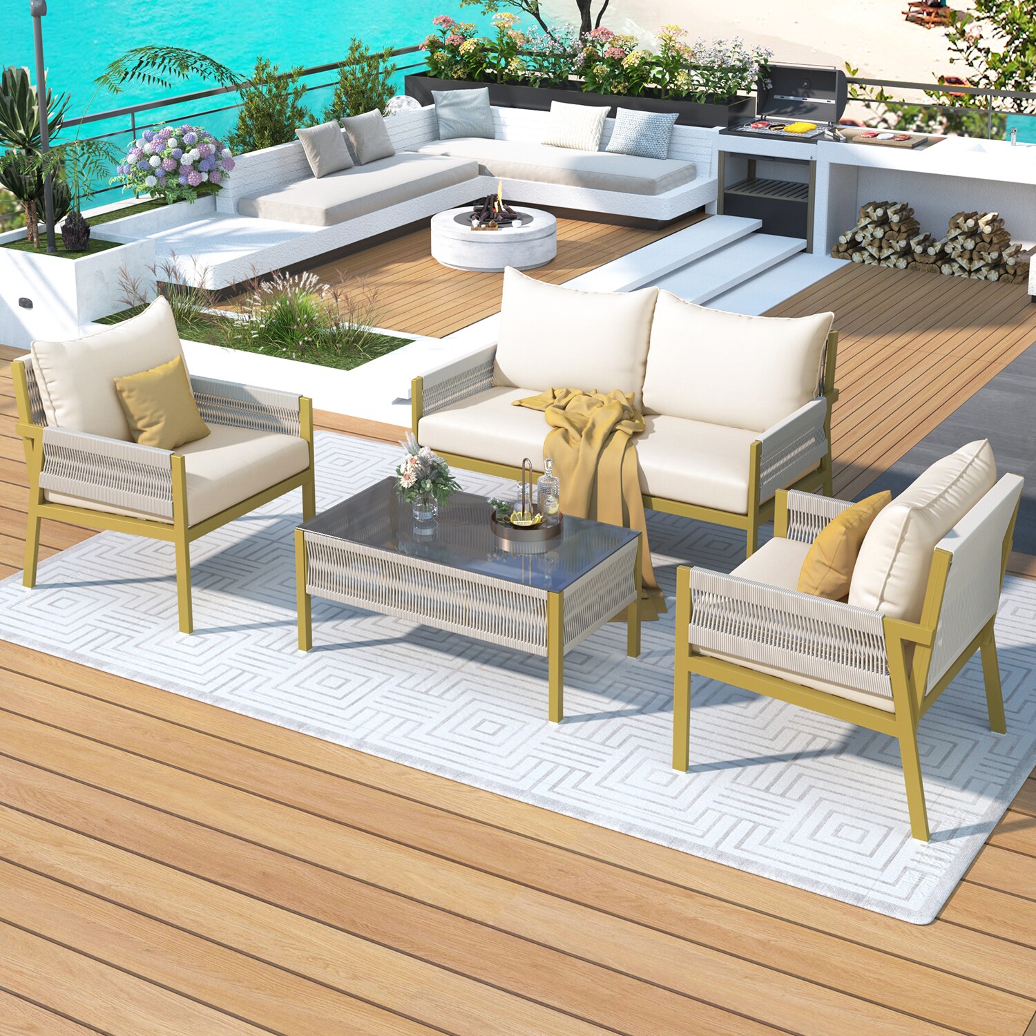 SINOFURN SYB260039BG Patio-Conversation-Sets - View #16