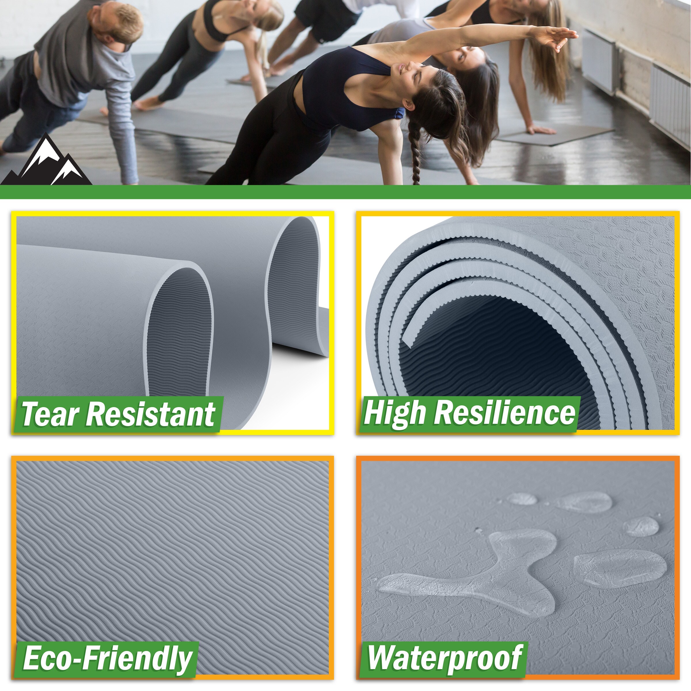 Wakeman 80-5223 Yoga-Mats - View #3