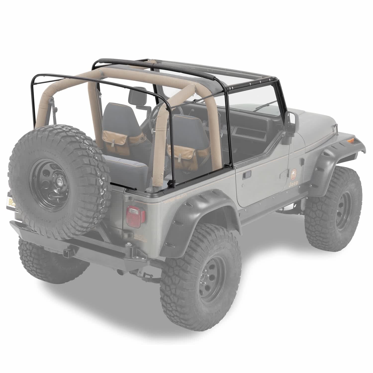 Bestop  55004-01 Soft Top Hardware Kit For 87-95 Jeep Wrangler