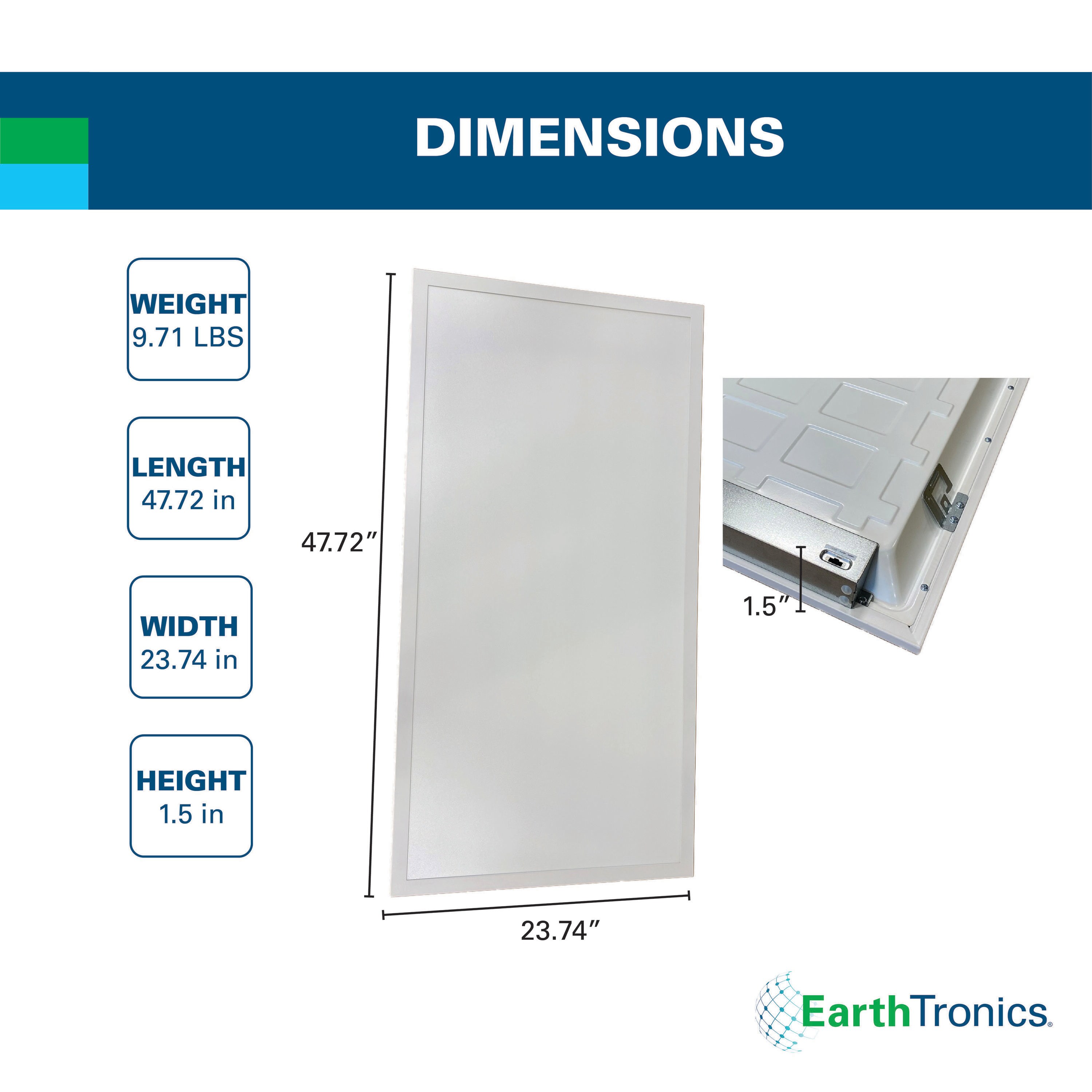 EarthTronics 11498-20PK Led-Panel-Lights - View #7