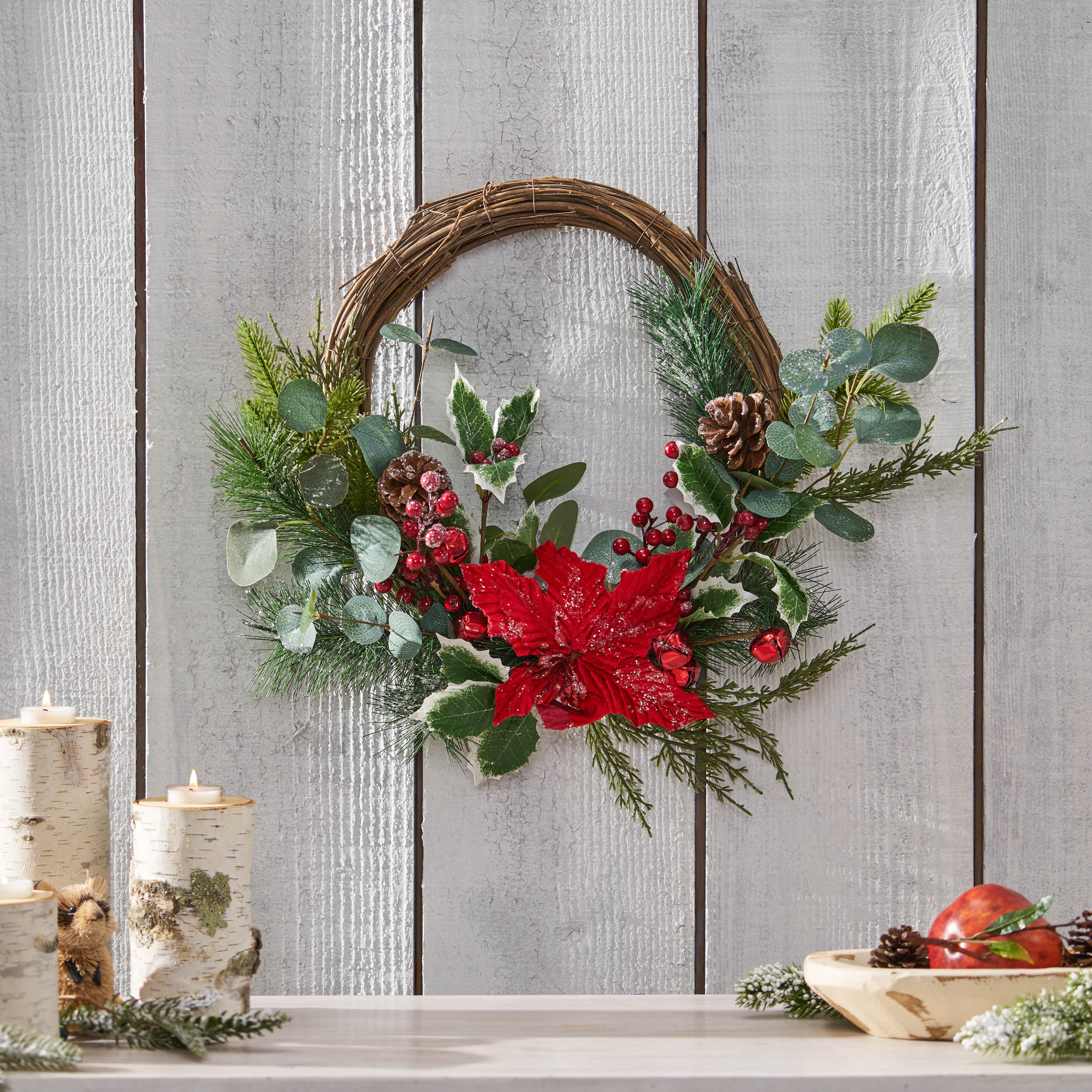 AAZJ NBC-CM73068 Artificial-Christmas-Wreaths - View #2