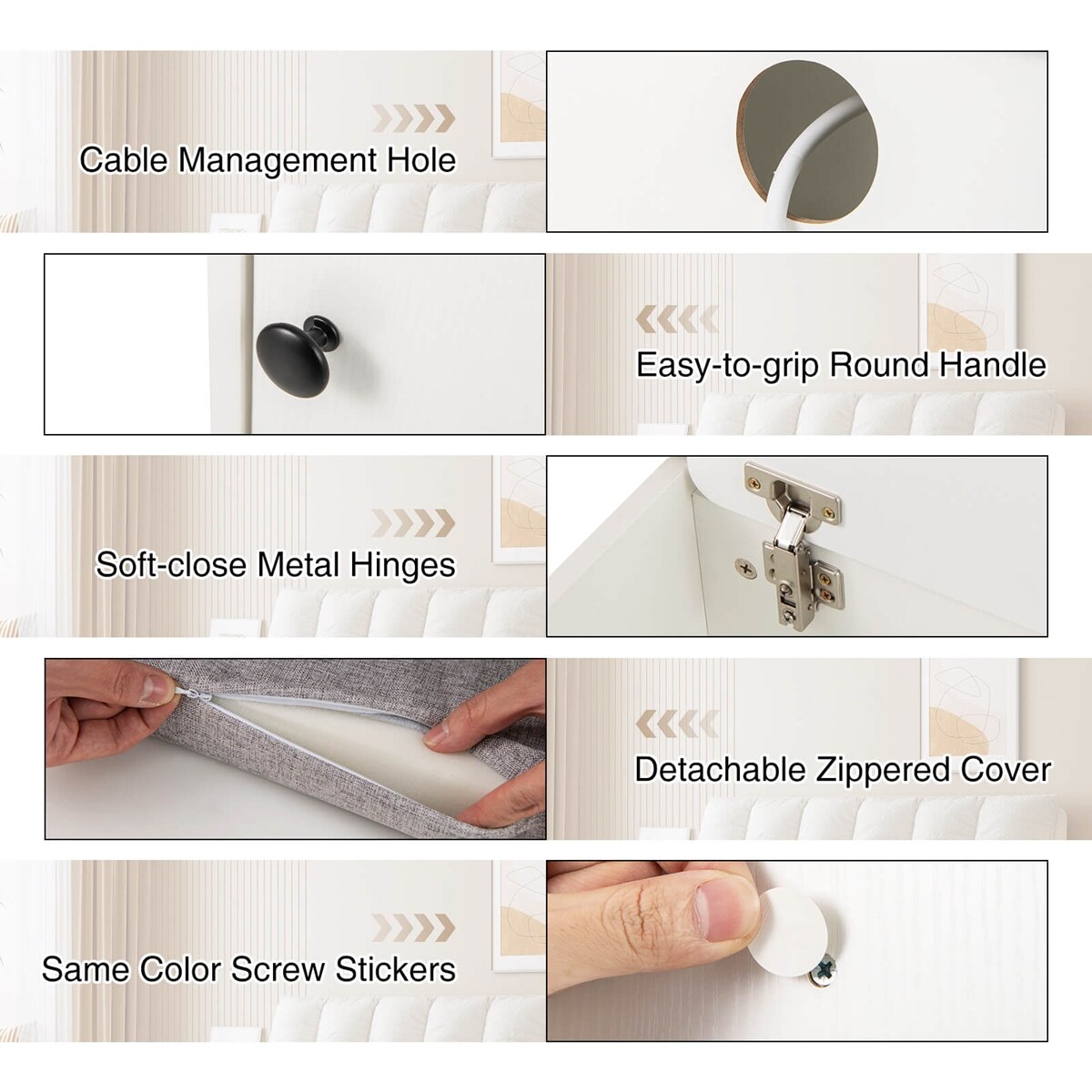 Costway HCST07951 Bedroom-Vanities - View #9