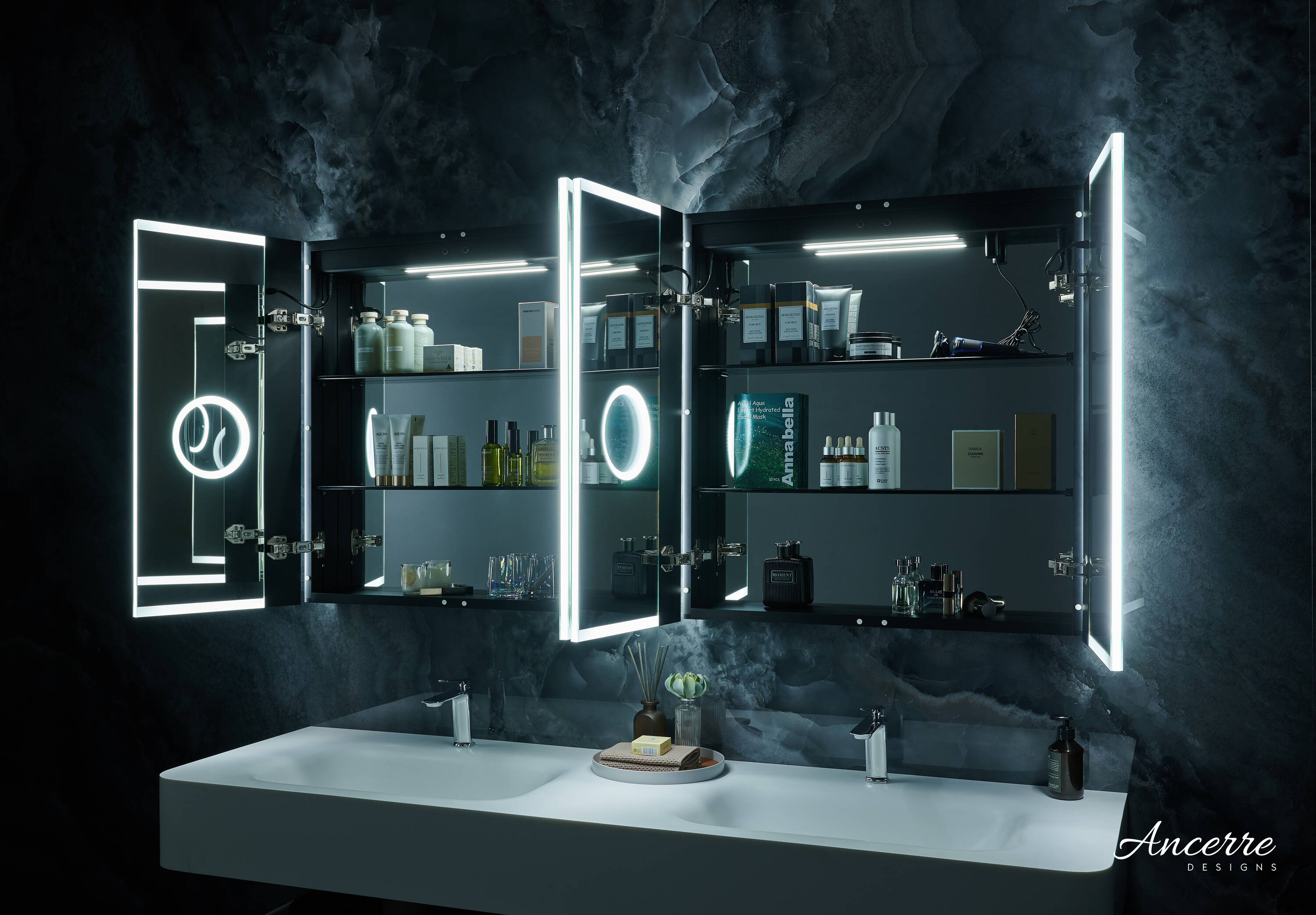 Ancerre Designs LEDM-PAGANI-30 Bathroom-Medicine-Cabinets - View #6