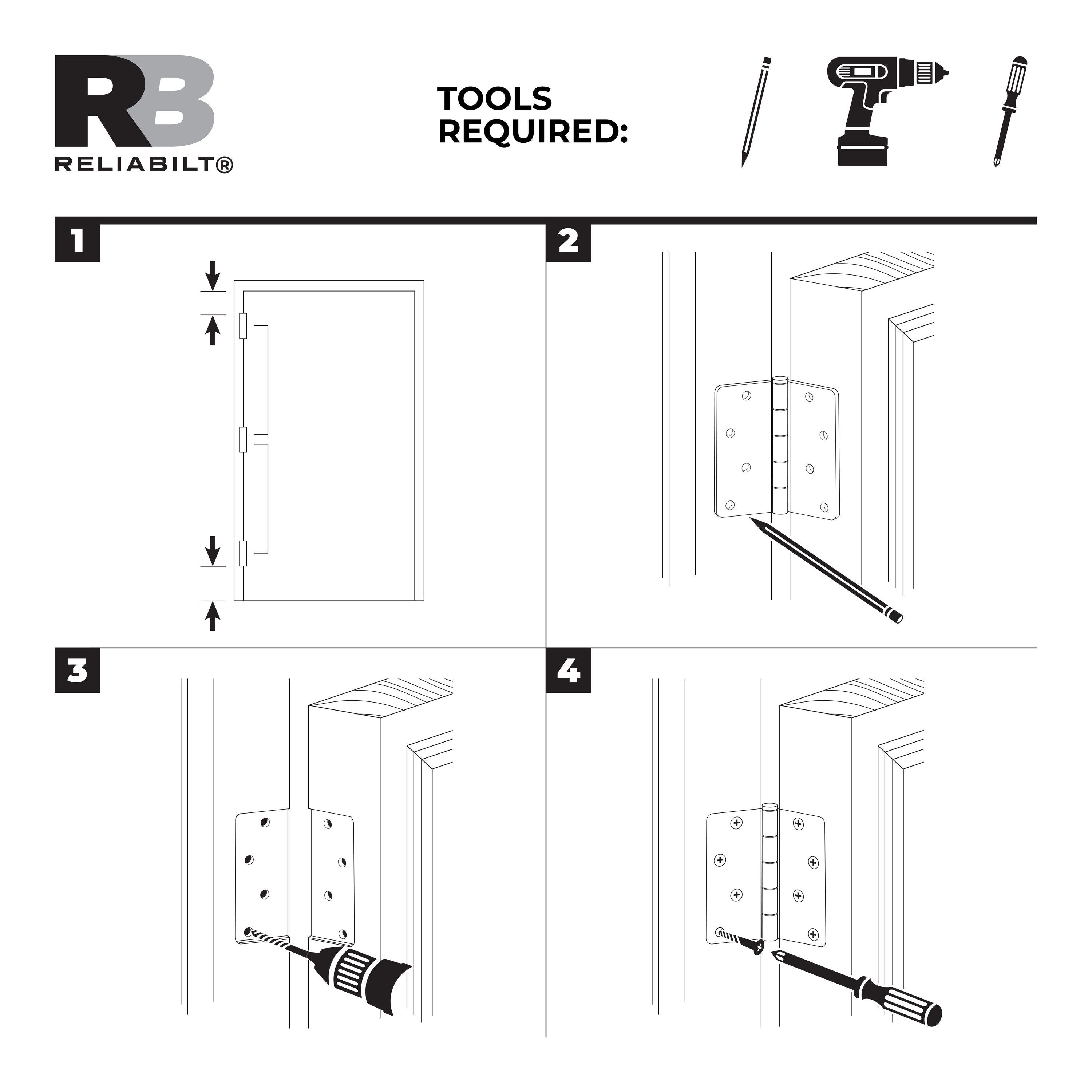 RELIABILT 9987883 Entry-Door-Hinges - View #6
