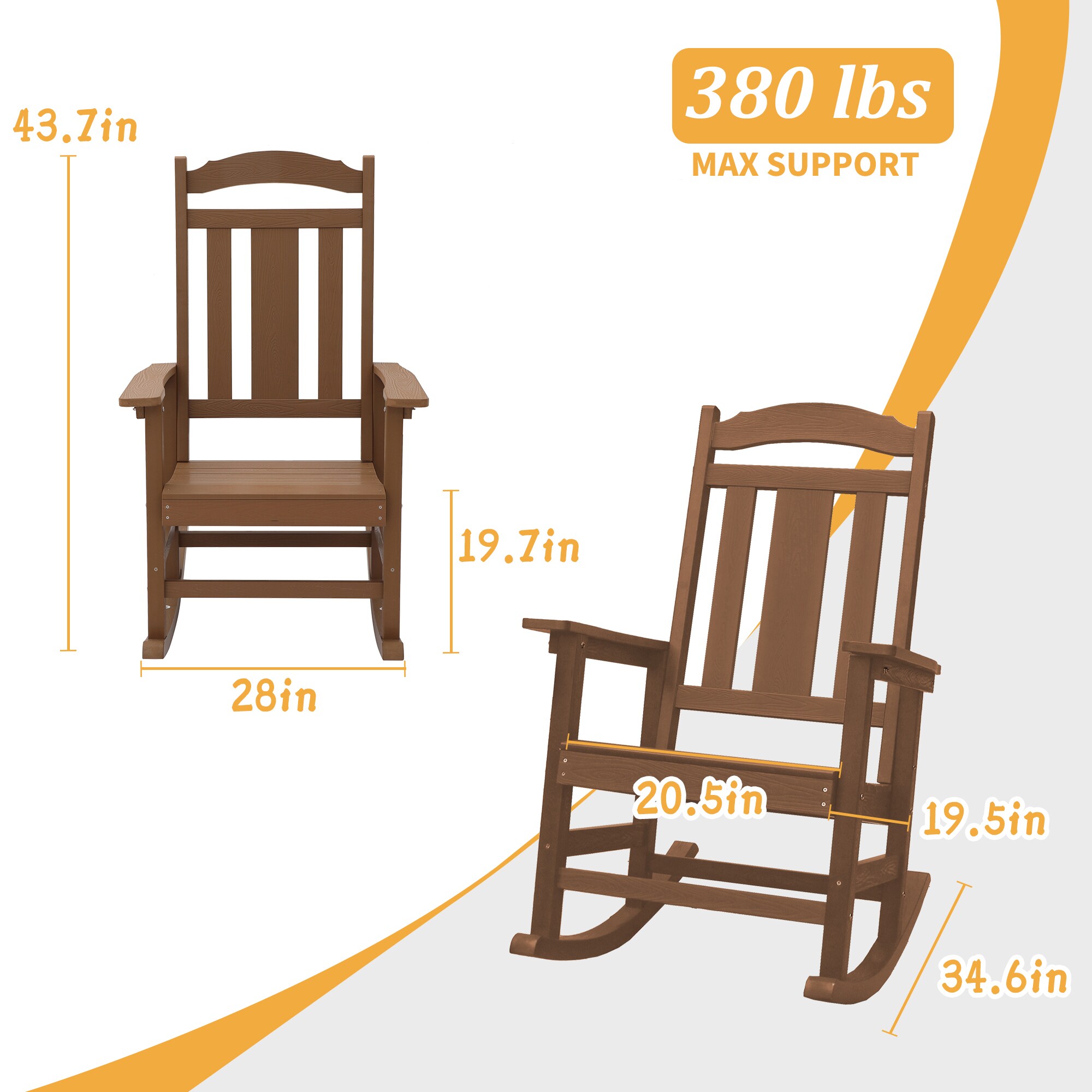 Mondawe MO-YYR-BR Patio-Chairs - View #7