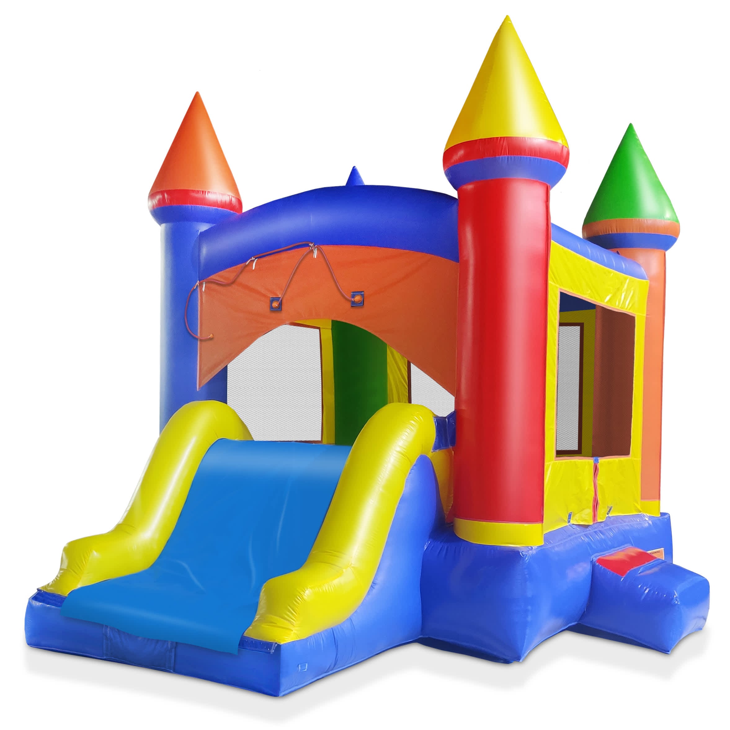Cloud 9 INF-C-CAS-1845-ONLY Commercial Castle Bounce House, Inflatable Bouncer with Water Slide