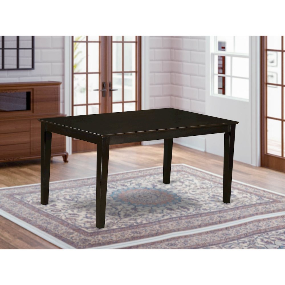 East West Furniture Capri Rectangular dining table 36-inx60-in with ...