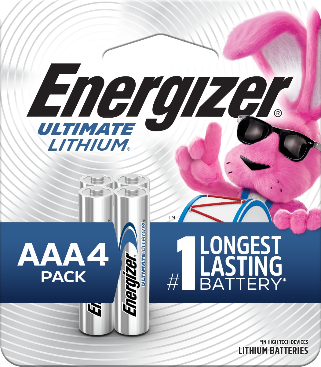 Energizer Ultimate Lithium Lithium AAA Batteries ( 4 -Pack) #L92PFP-4