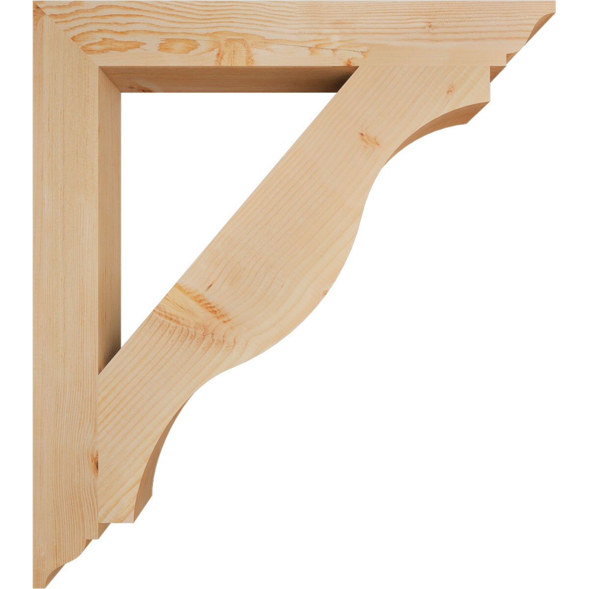 Ekena Millwork BKT04X32X36FST01SDF Exterior-Brackets-Braces - View #3