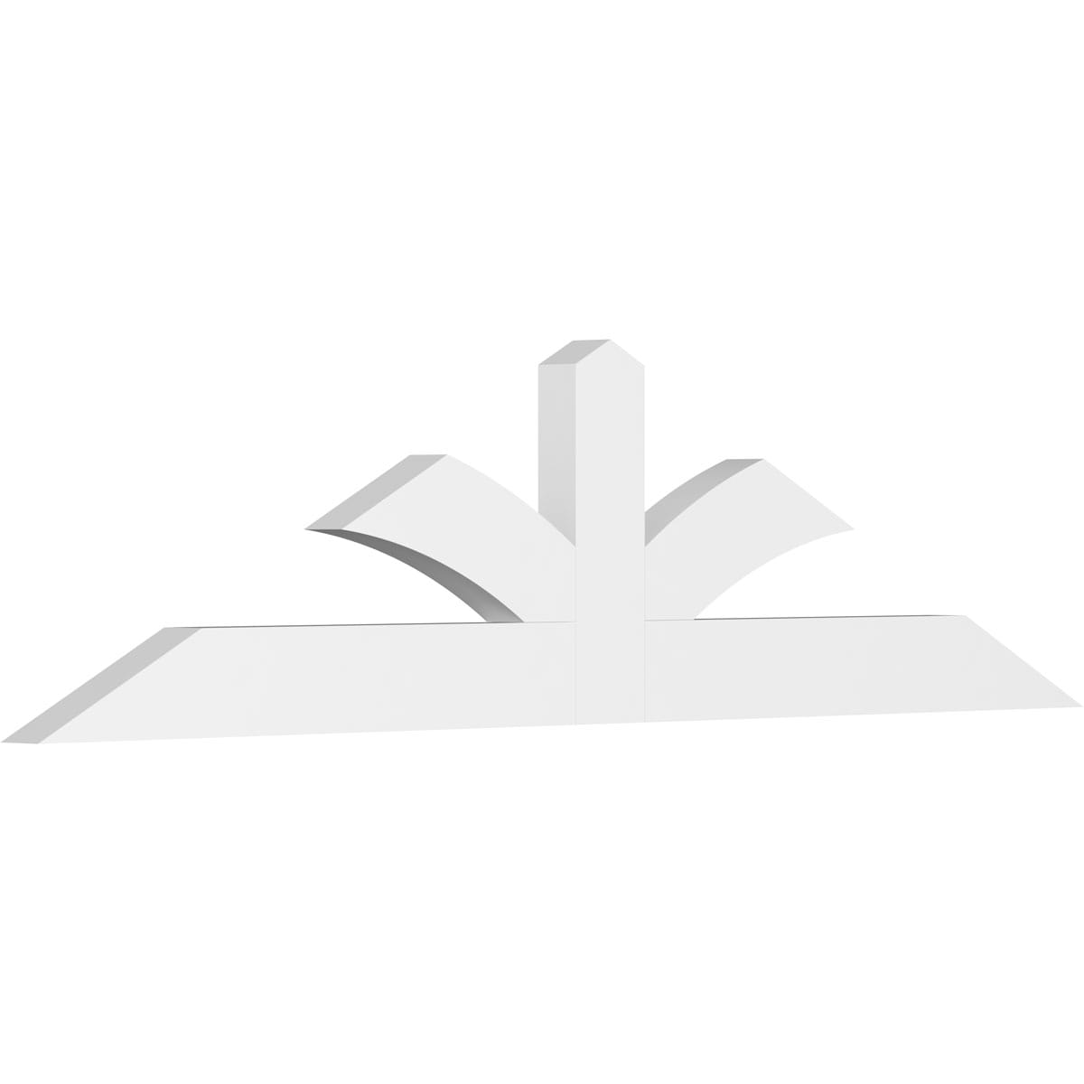 Ekena Millwork GBP060X15X0204RIC00 Richland White PVC Gable bracket