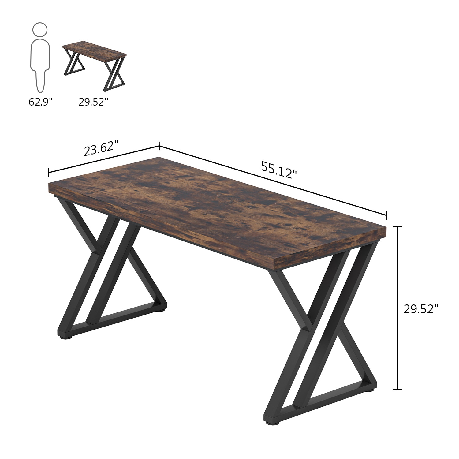 Fnova LWTJ-U0002 Office-Tables - View #3