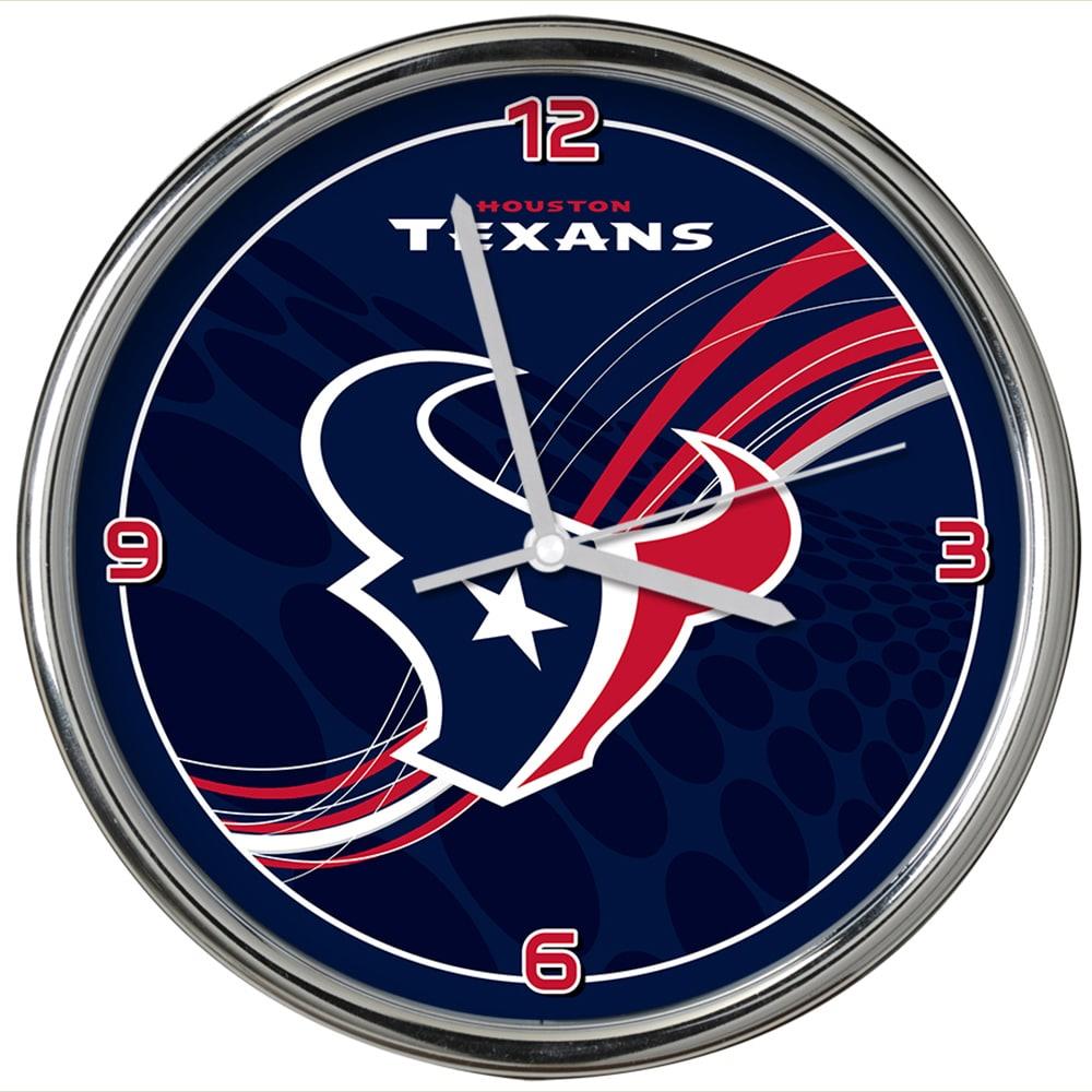 The Memory Company NFL-HTE-2654 Houston Texans NFL Analog Round Wall Classic