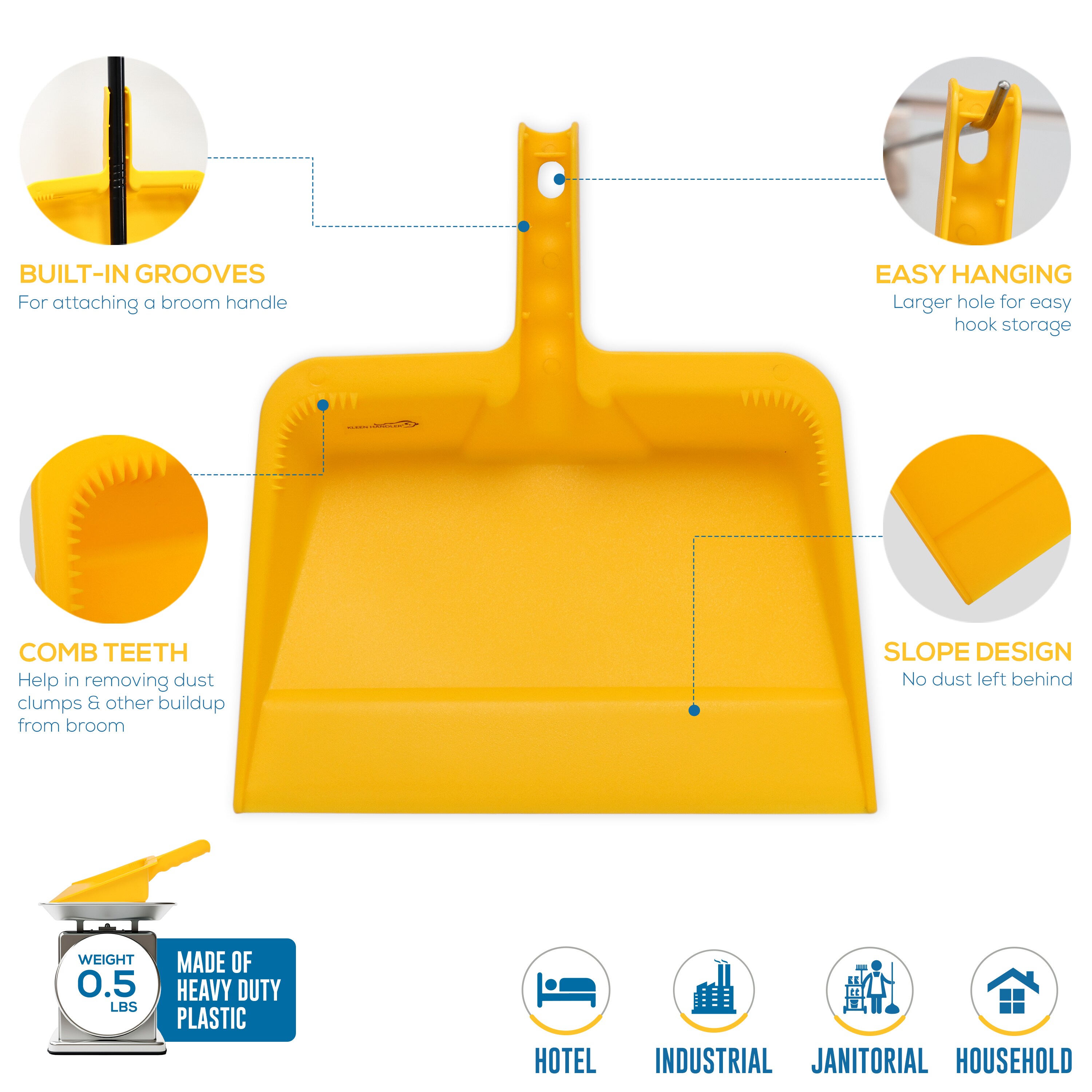 BISON LIFE BLLW-HHDP-PL-Y-4 dustpans - View #3