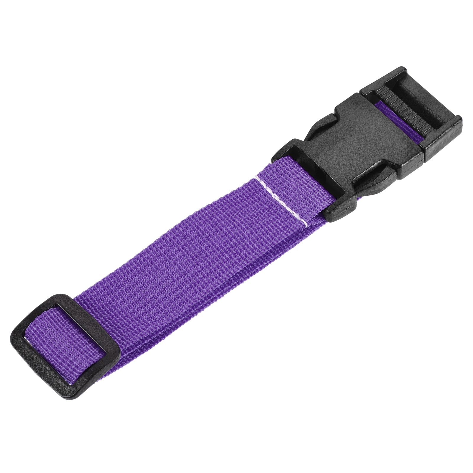 Unique Bargains Utility Strap with Buckle 1x20 Inch Polyester Quick Release Adjustable Belt for Travel Outdoor Bag Luggage Packing (Purple)