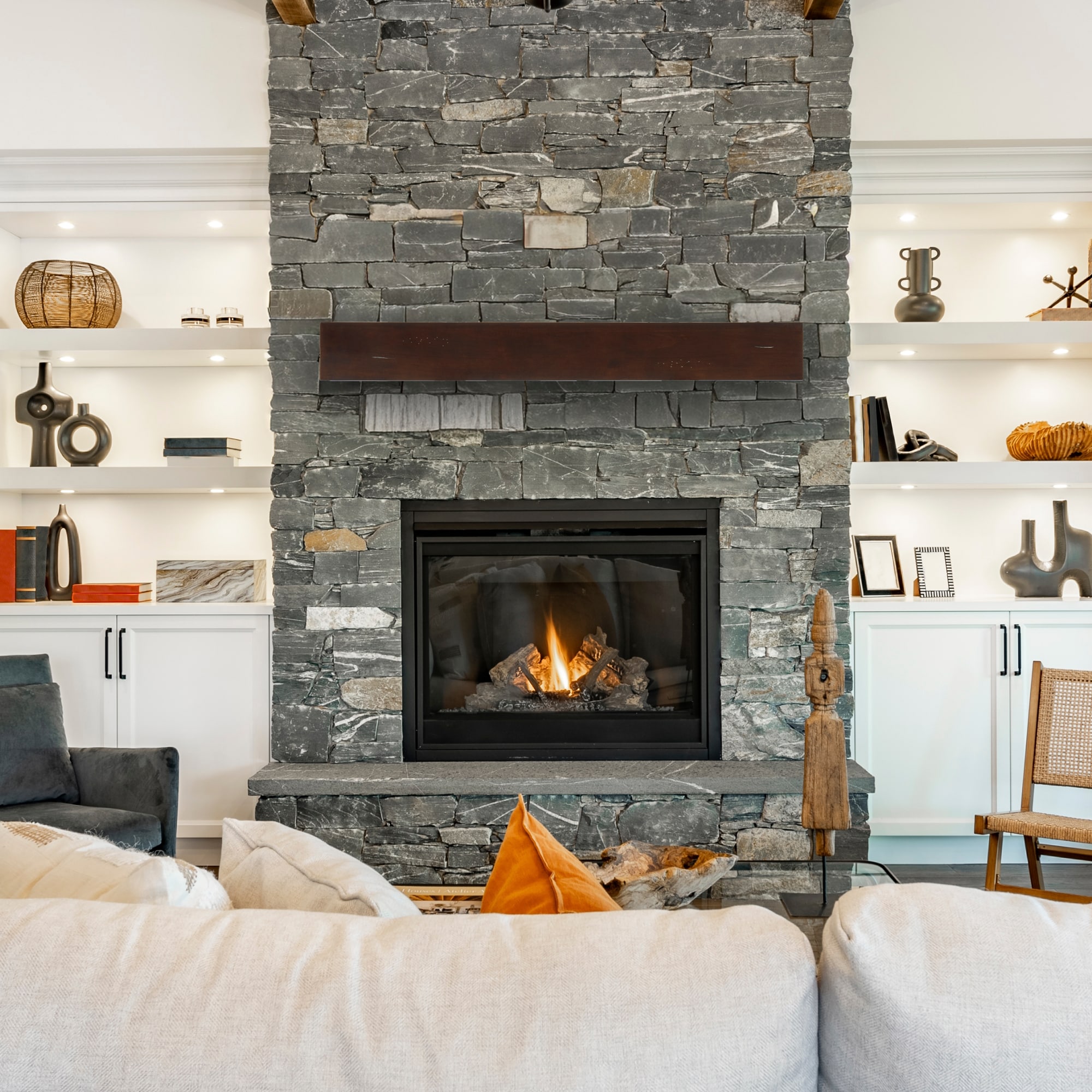 Duluth Forge DFSMN48-CH Mantel-Shelves - View #4