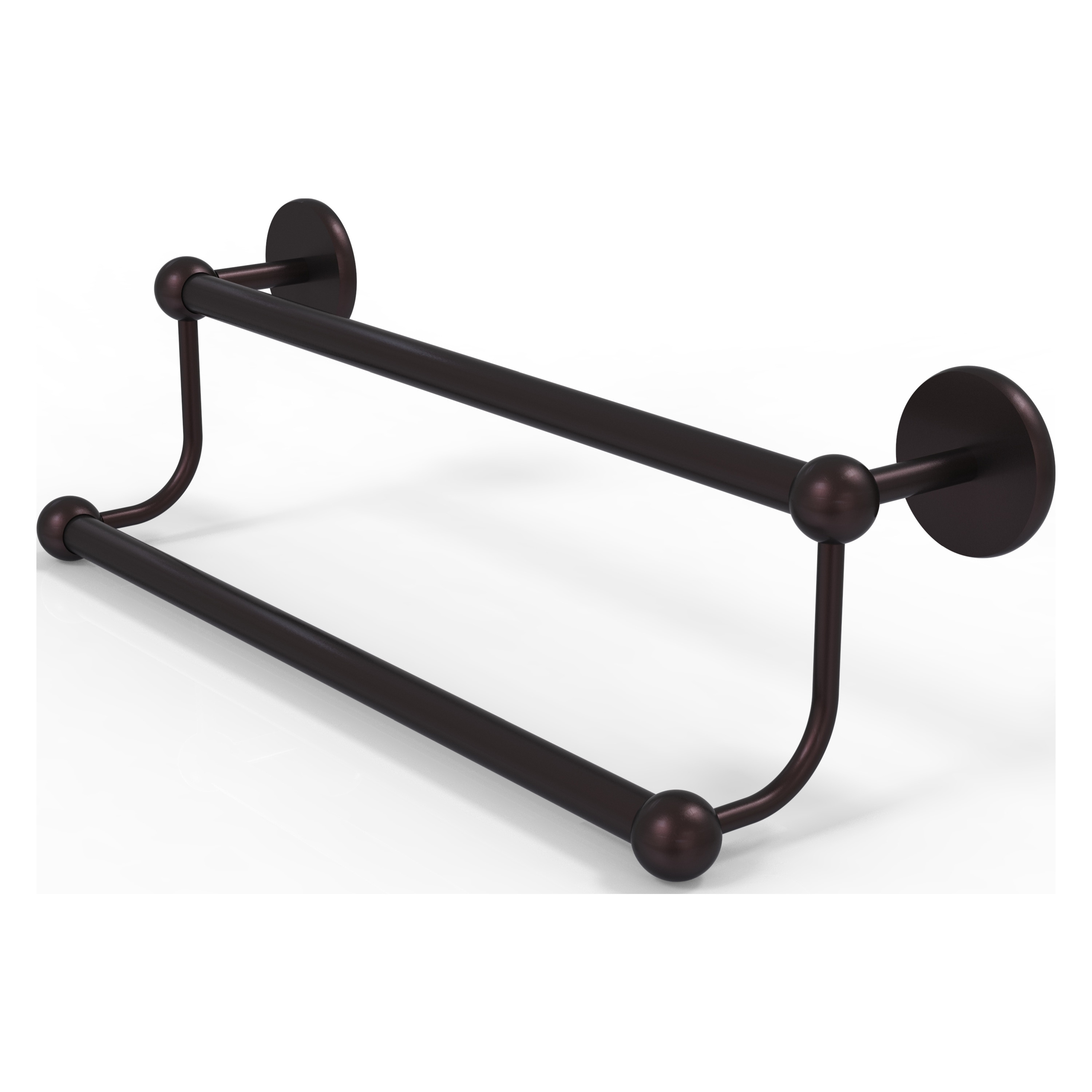 Allied Brass P1072/18-ABZ Prestige Skyline 18-in double Antique Bronze Wall mount Double Towel Bar