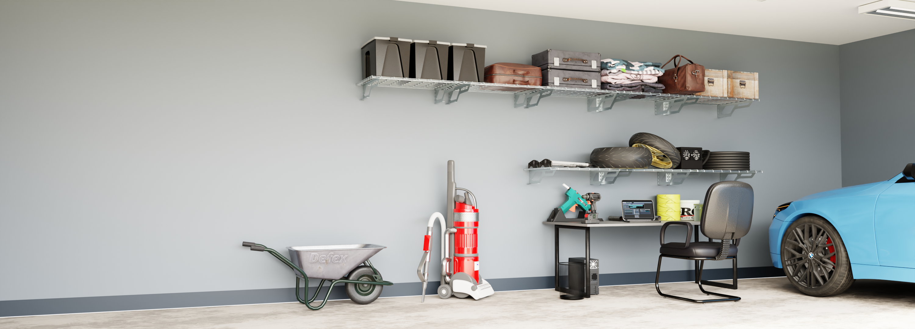 Shuntong SH-2X6-WH-02 Wall-Mounted-Shelving - View #7