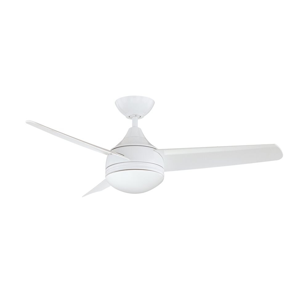  AC19242-WH Moderno 42-in Ceiling Fan with Light Kit and Wall-mounted Remote (3-Blade)