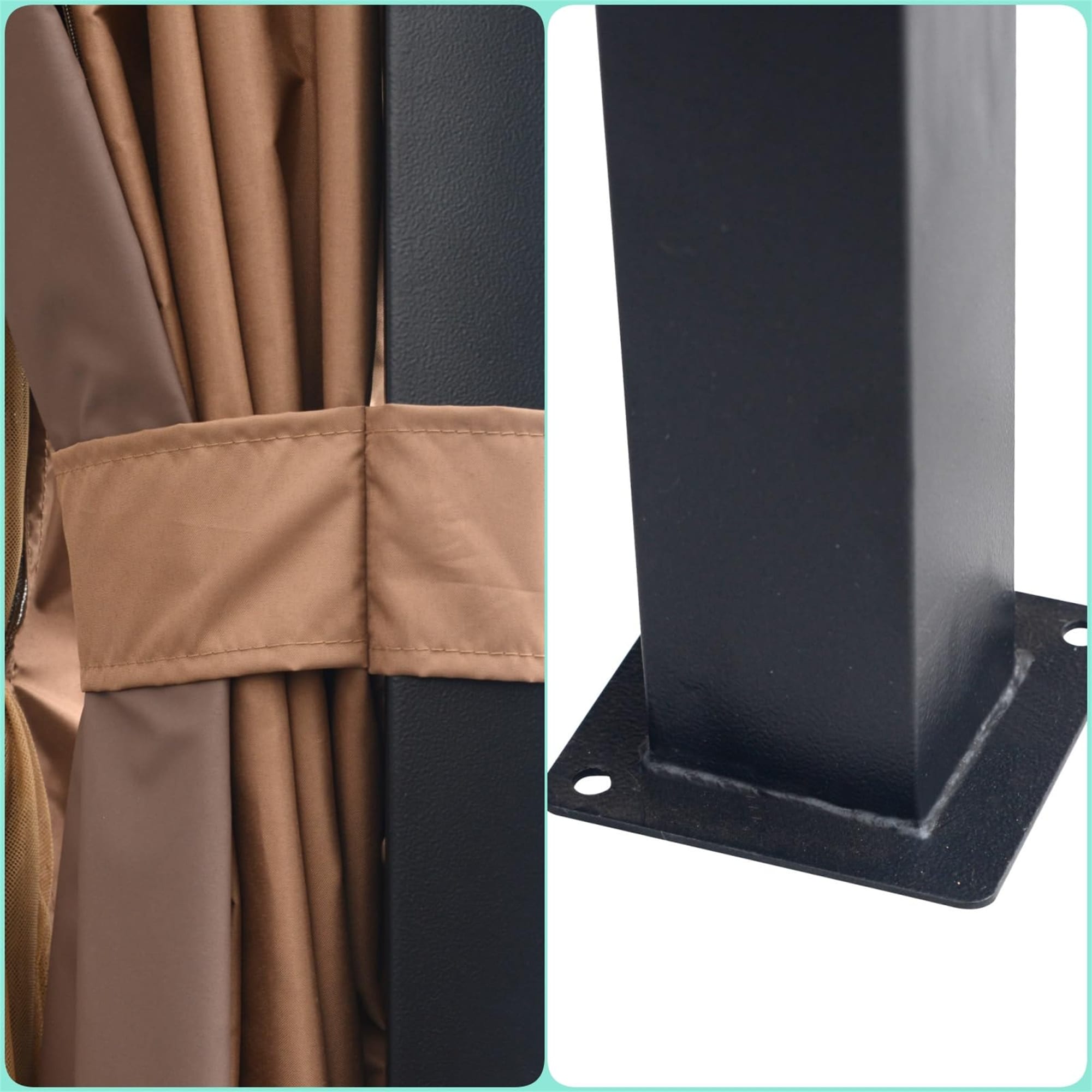 BABOOM BOM-1575AAB-OR Wood-Resin-Gazebos - View #4