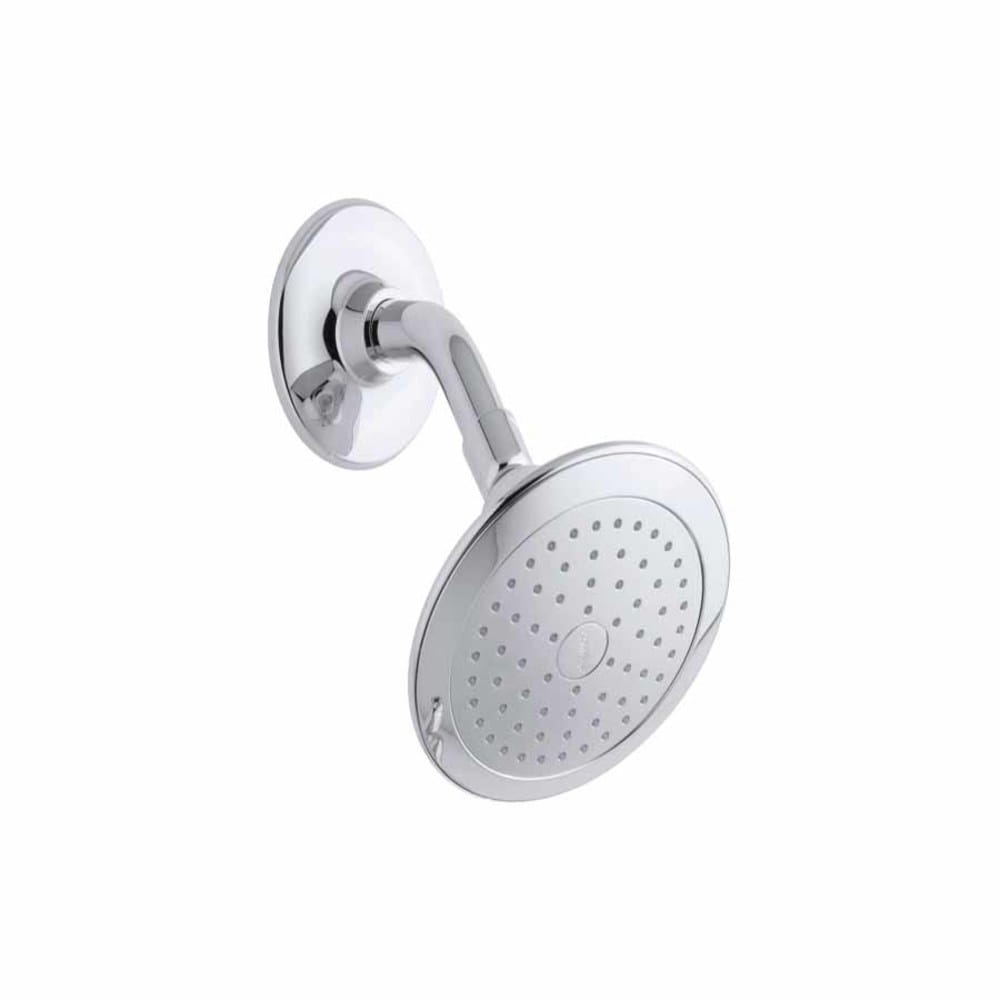 KOHLER 45123-CP Alteo 1.0 -Spray Polished chrome 5.6875-in Round Fixed Shower Head 2.5 GPM