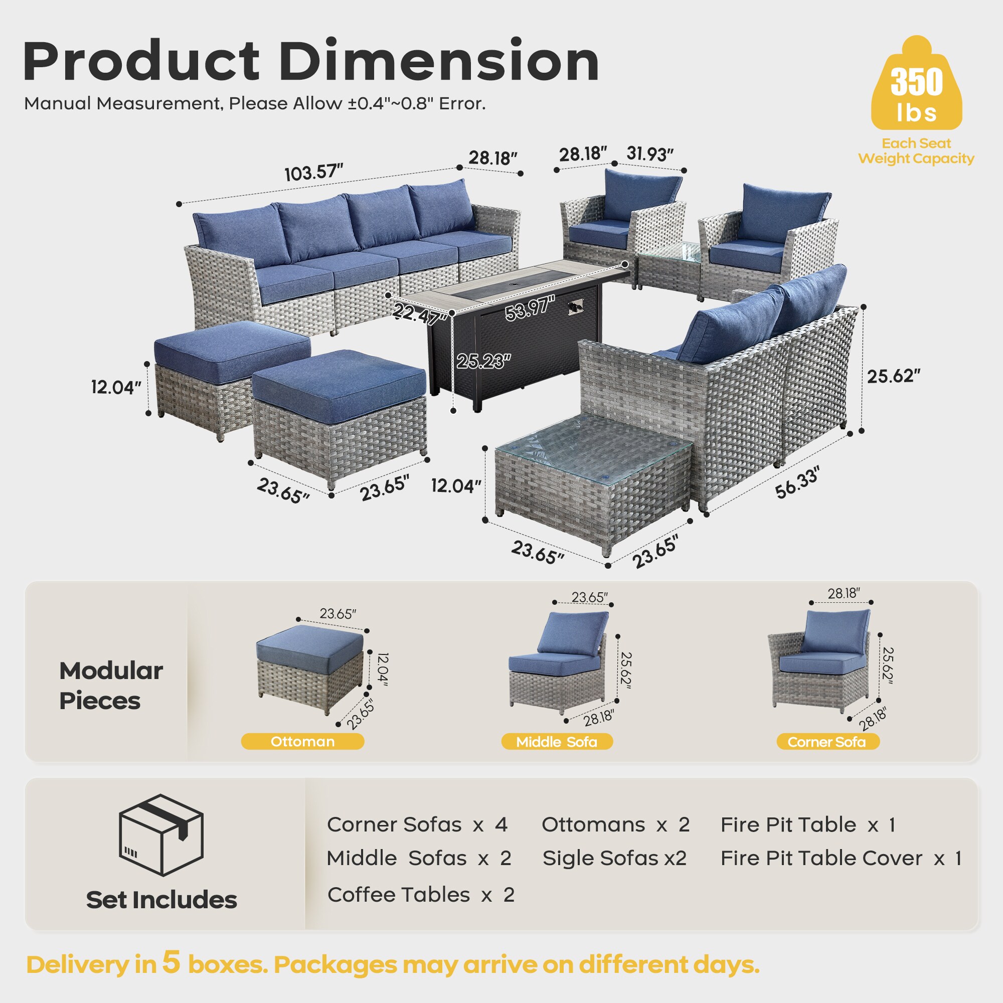 Pouuin SCFPBRS3012 Patio-Sofas-Daybeds - View #9