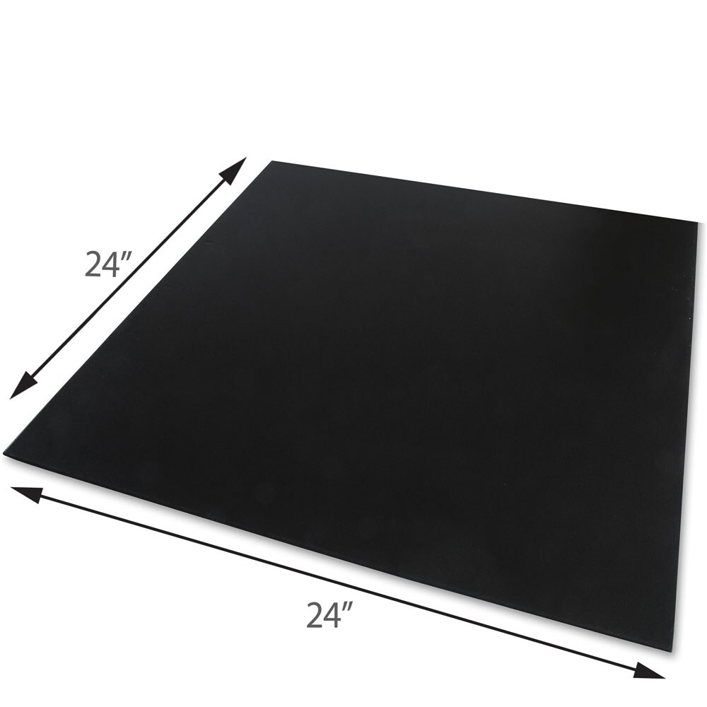 Palight Black Foam PVC Sheet Actual 24 In X 24 In In The Foam PVC   65208613 