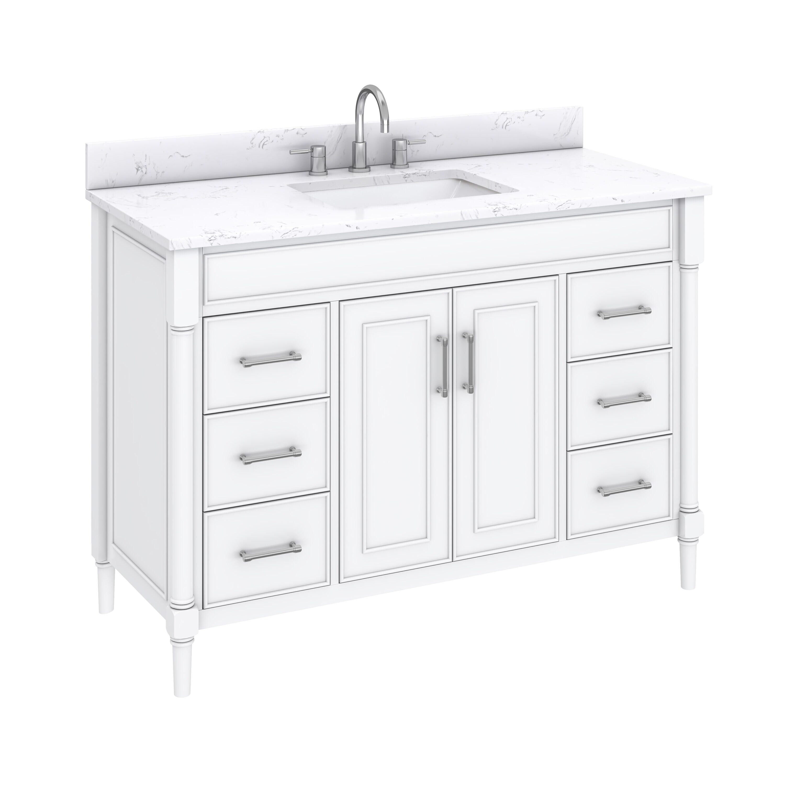 Avanity BRISTOL-VS49-WT-E Bath-Vanity-Combo - View #5