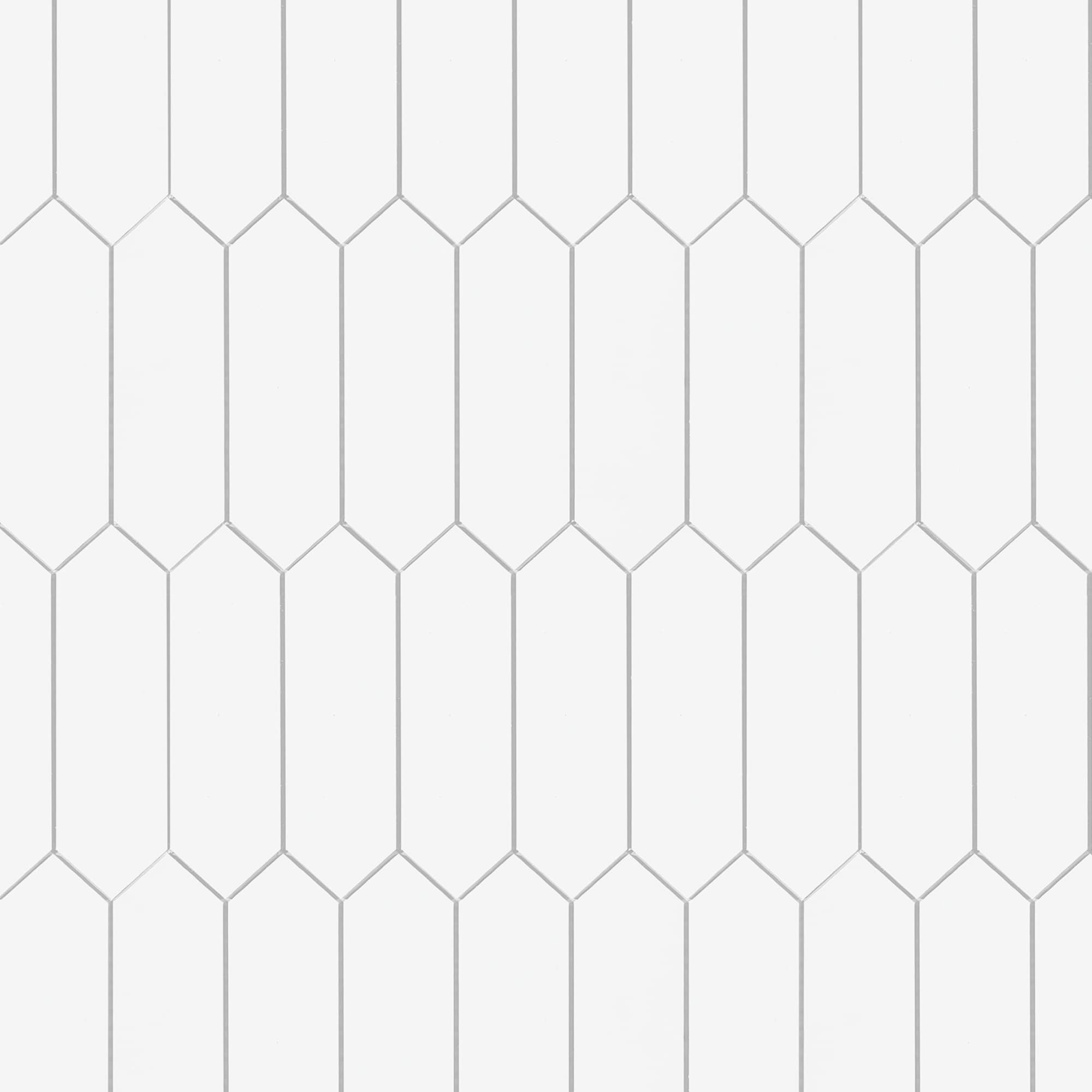 SUNWINGS SDS1021-WHI-10 White 11-in x 12-in Matte Composite Marble look Hexagon Mosaic Wall Tile ( 9.35-sq ft Carton