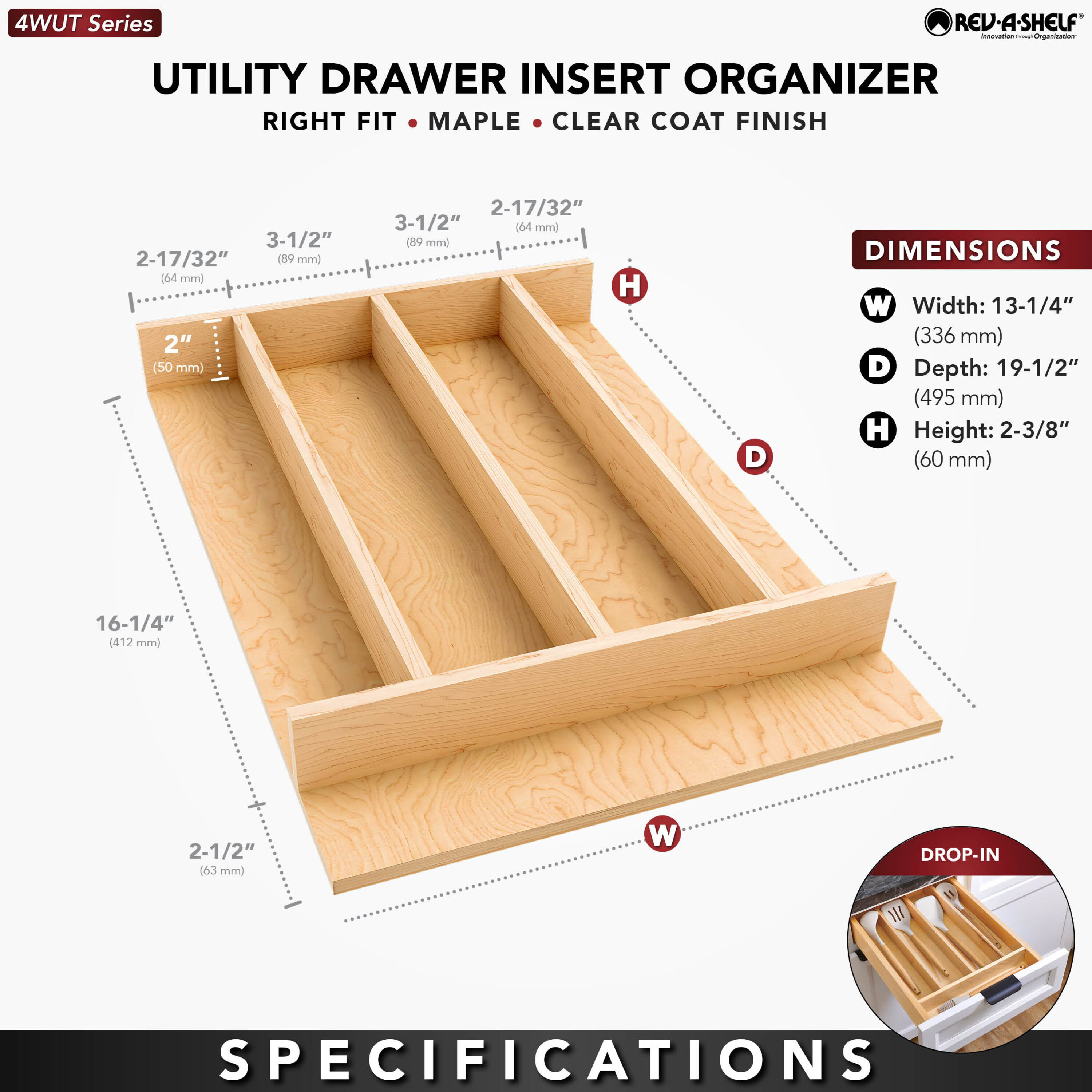 Rev-A-Shelf 403205 Kitchen-Utensil-Holder - View #2