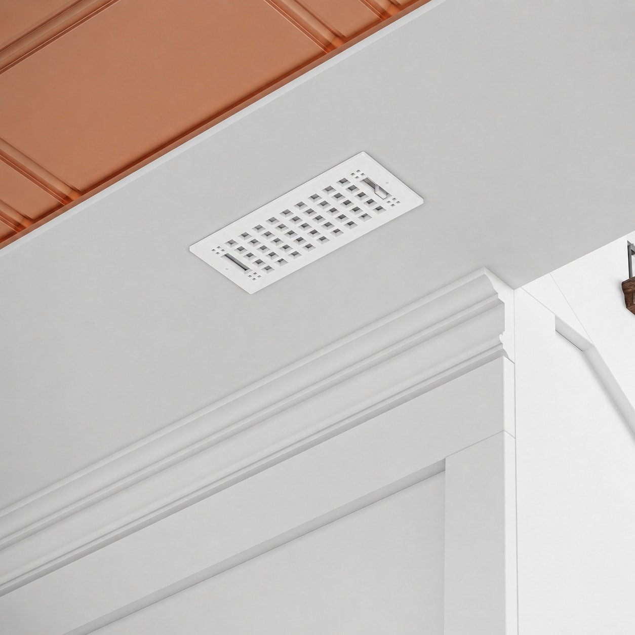 Madelyn Carter Artisan 6-in x 30-in Screw on Mount Vent Cover in 6 x 30 ...