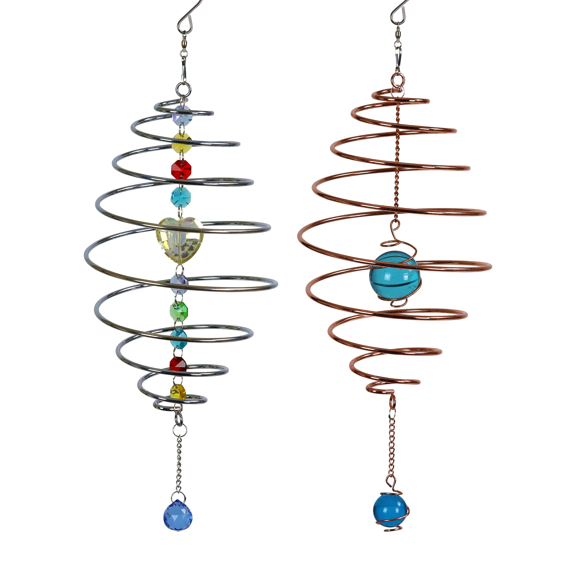 Exhart 51121-RS MultiColor Steel Wind Spinner