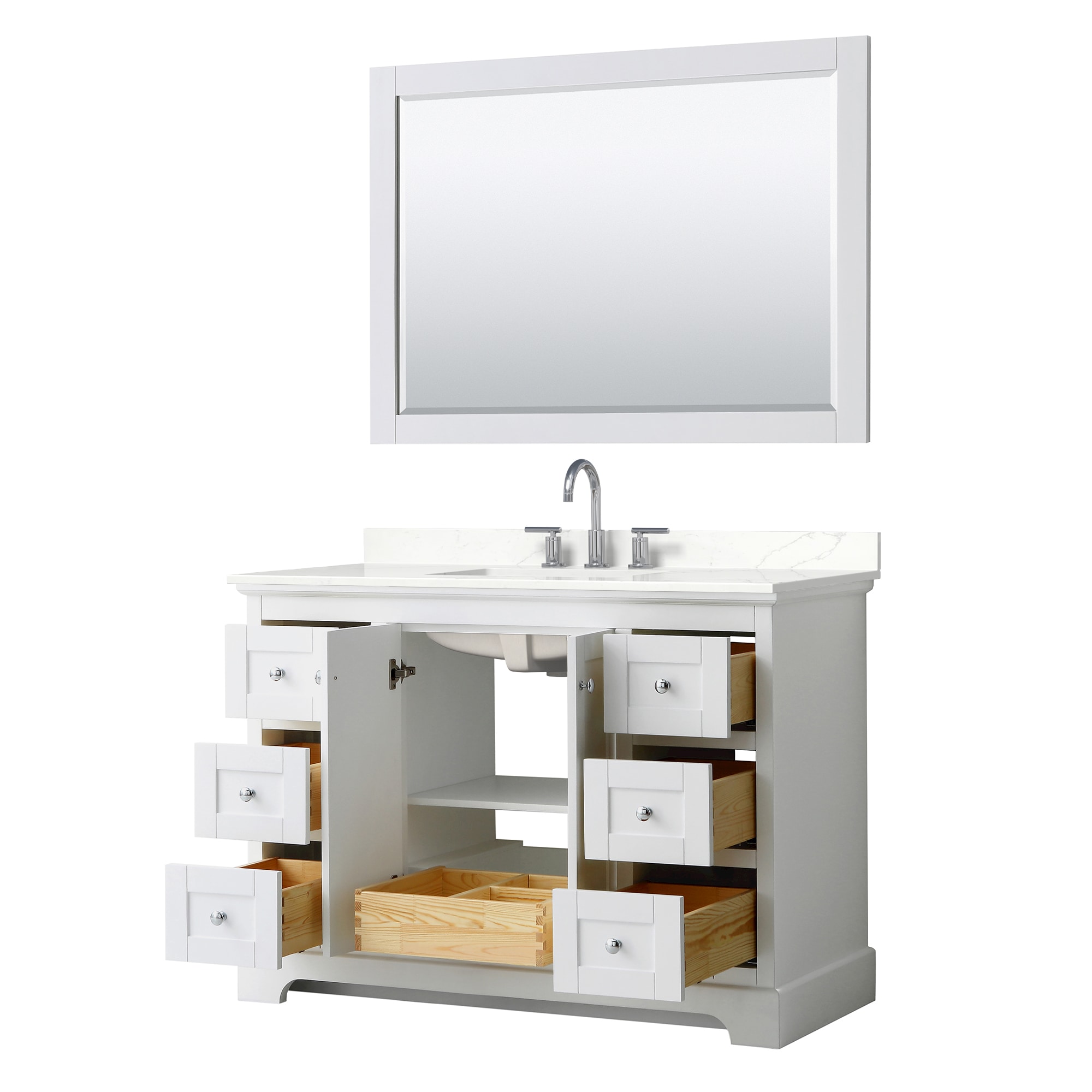 Wyndham Collection WCV232348SWHGTUS3M46 Bath-Vanity-Combo - View #3
