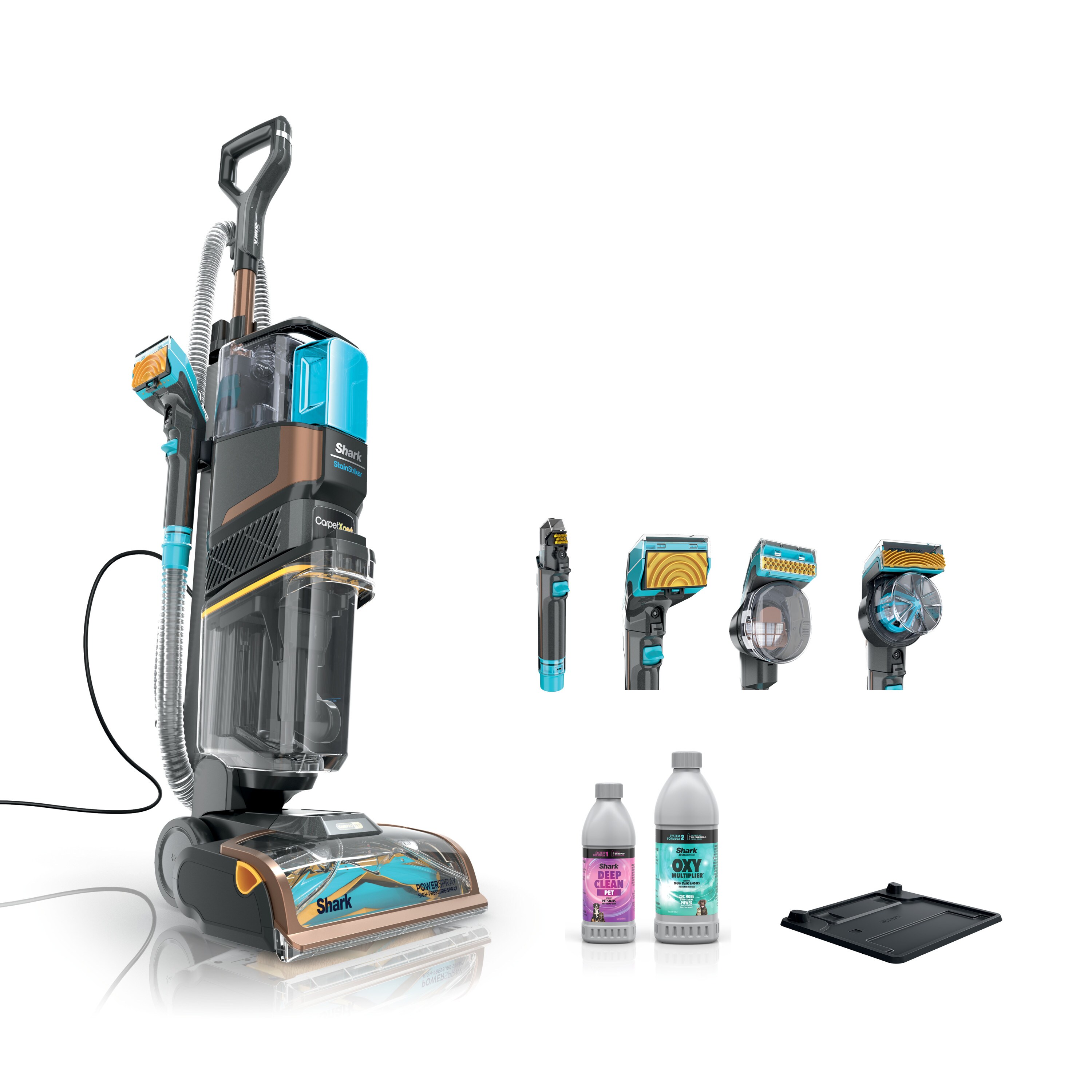 Shark CarpetXpert HairPro Gray Upright Carpet and Upholstery Cleaner