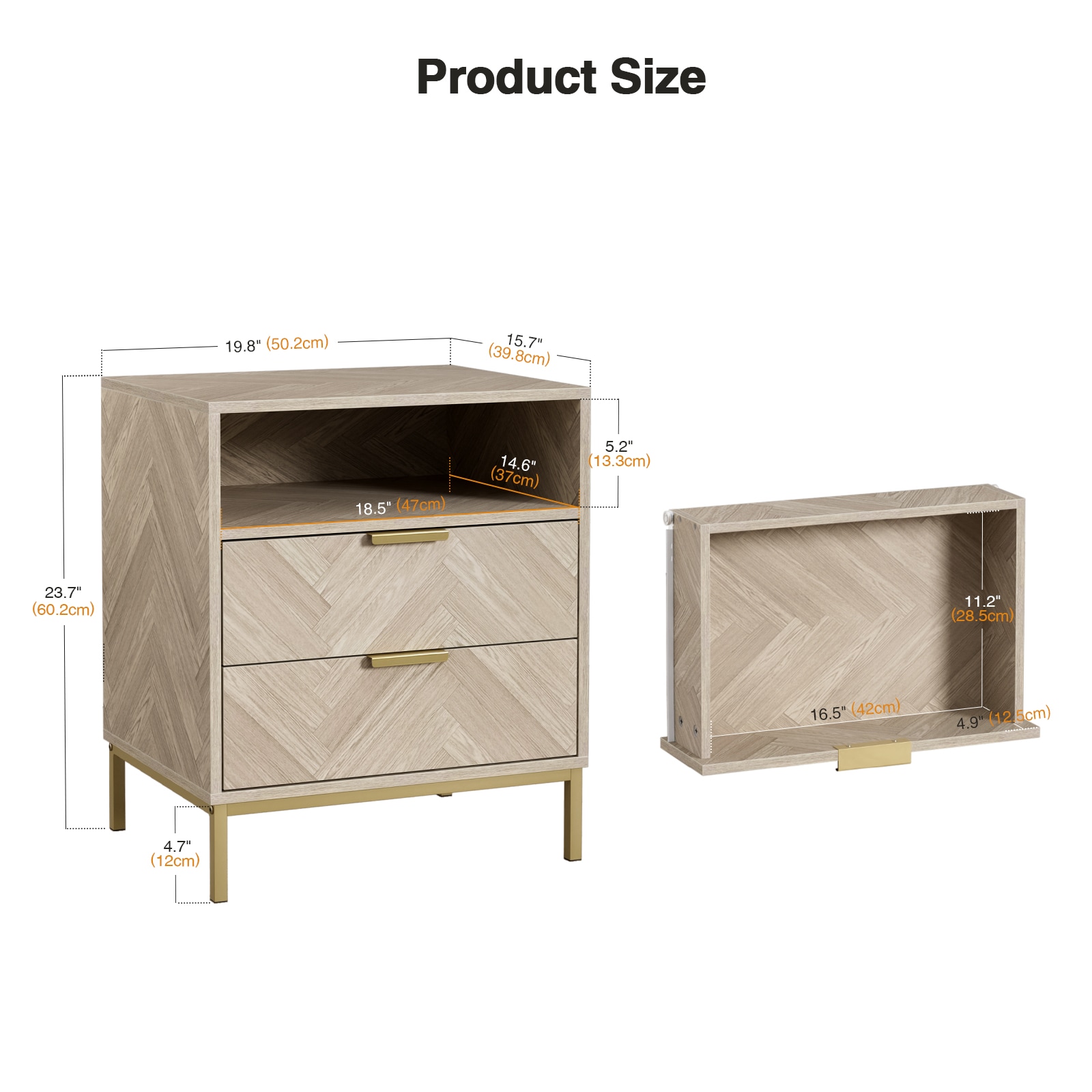 Delarpo H0103 nightstands - View #6