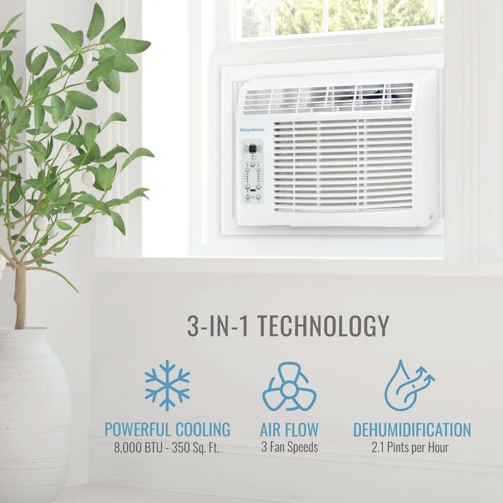 Keystone KSTAW08CE Window-Air-Conditioners - View #2